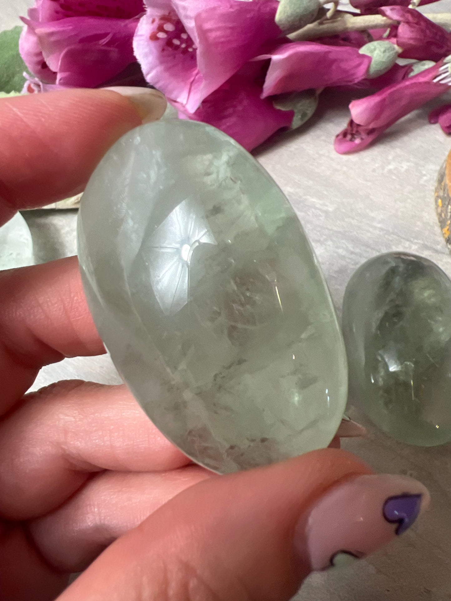 Prasolite Green Amethyst Palm