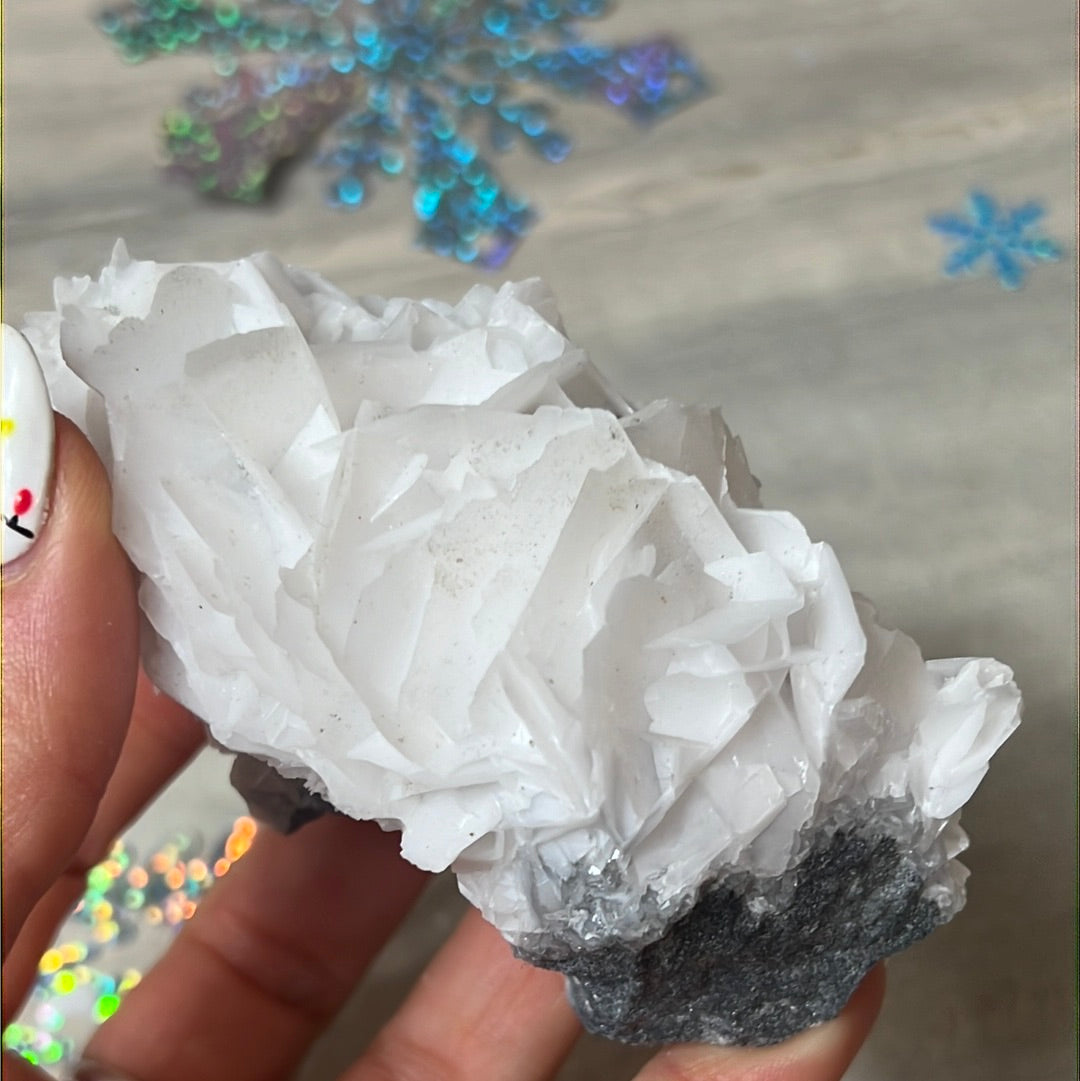 Rose Petal Calcite Specimen