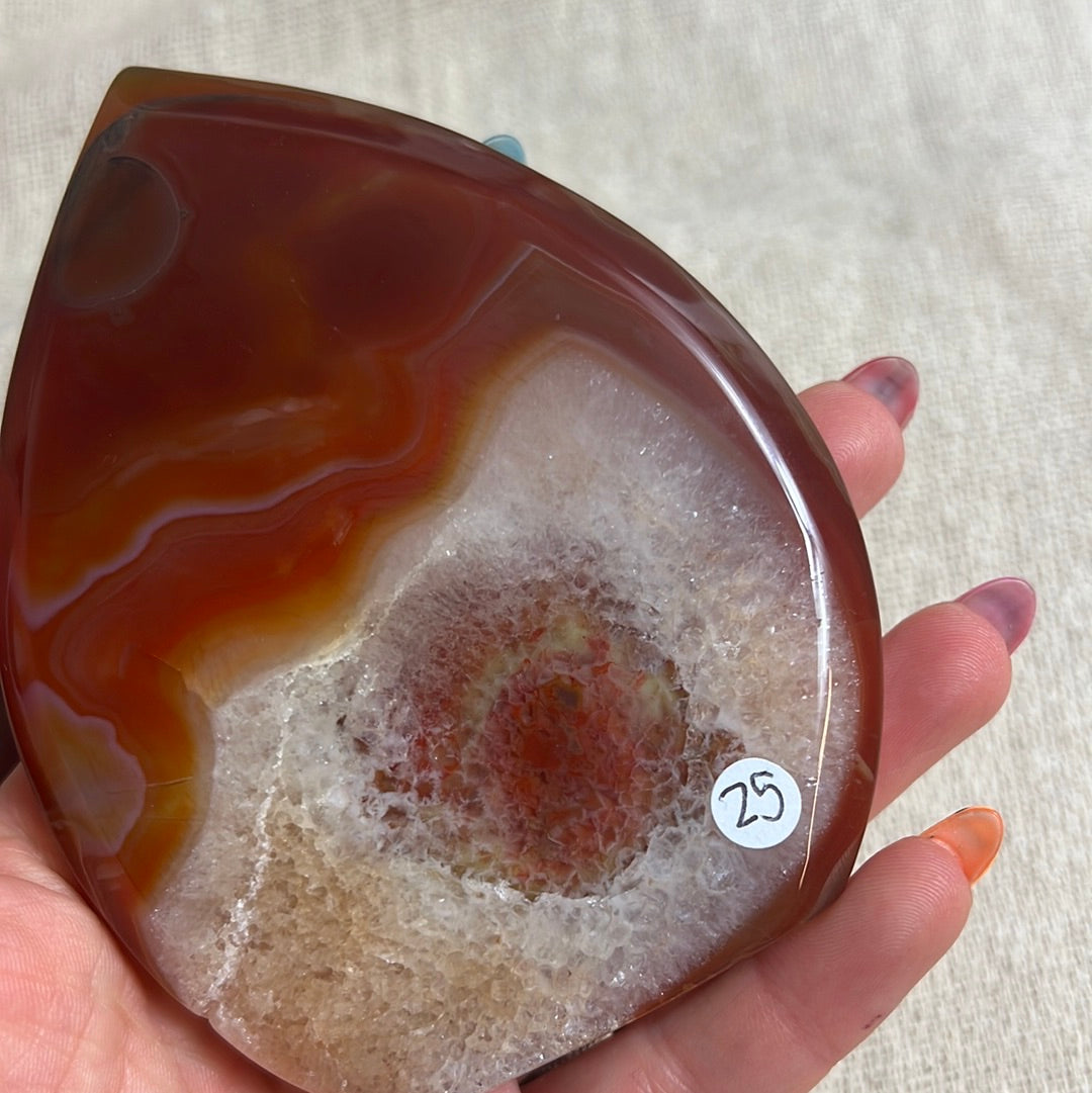 Carnelian Freeform Flame