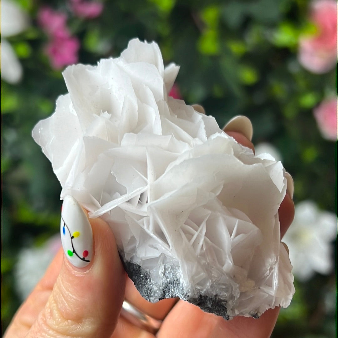 Rose Petal Calcite Specimen