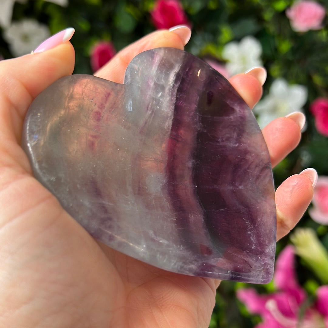 Fluorite Heart Bowl
