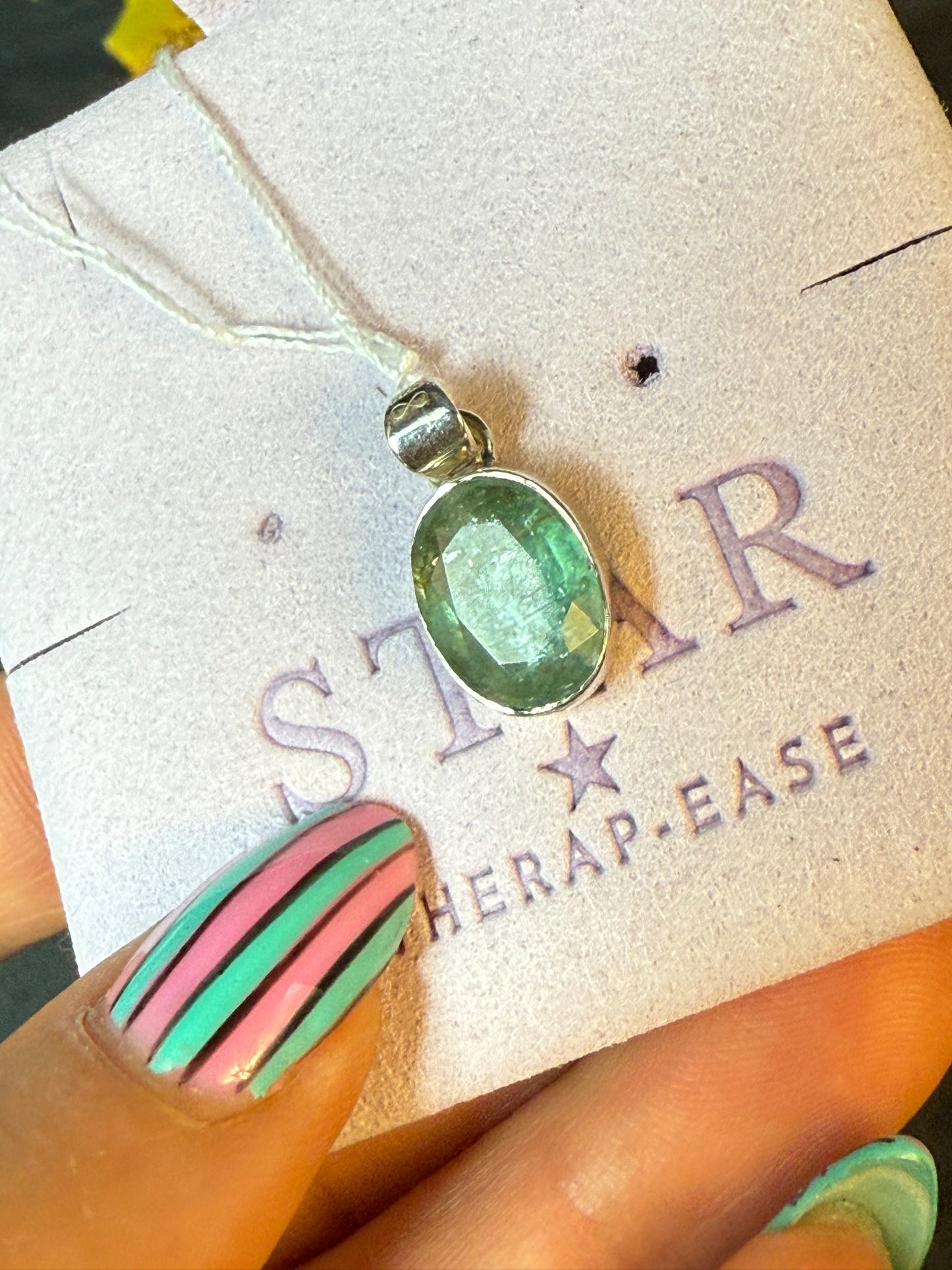 Green Kyanite 925 Pendant