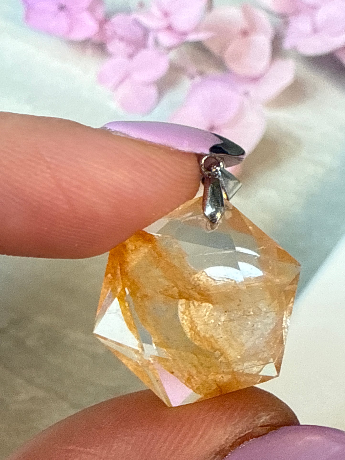 Hexagon / Star of David Sterling Pendant