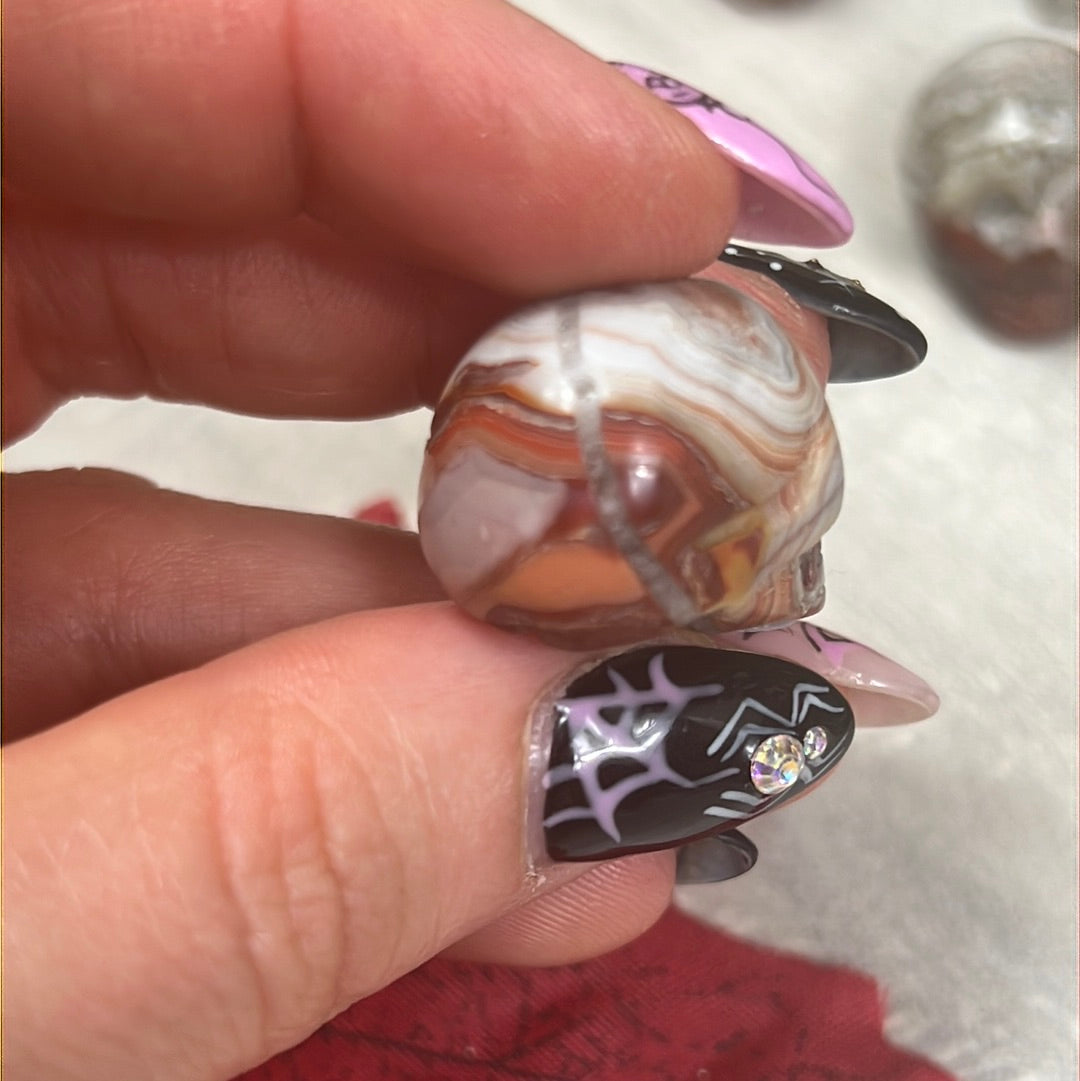 Mini Skull - Mexican Agate