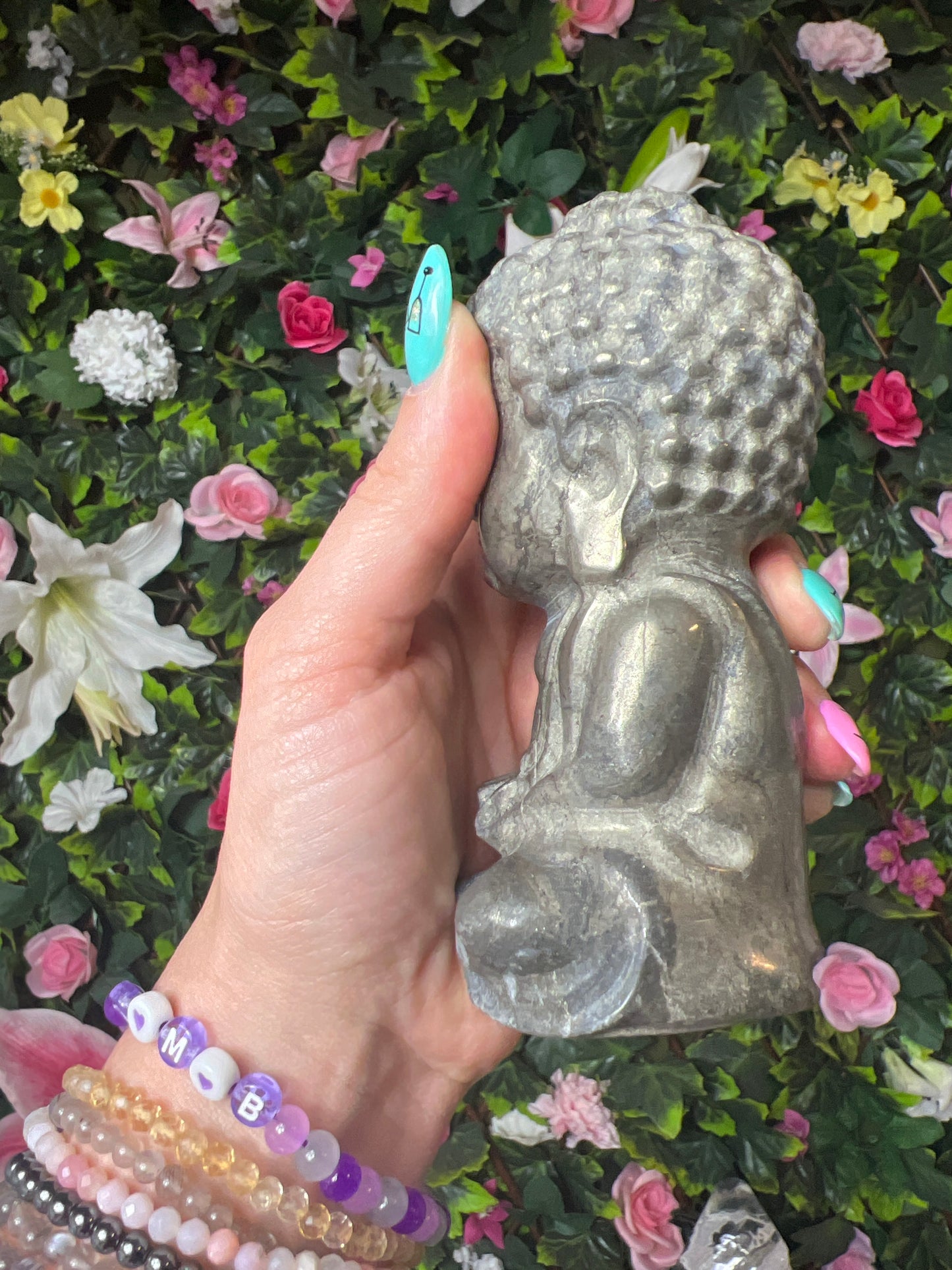 Large Pyrite Baby Buddha