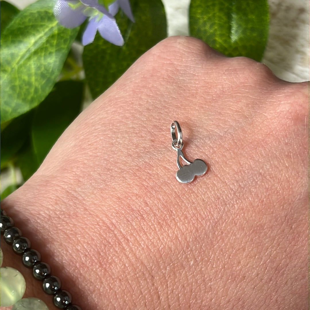 Cherries 925 Sterling Silver Pendant Charm