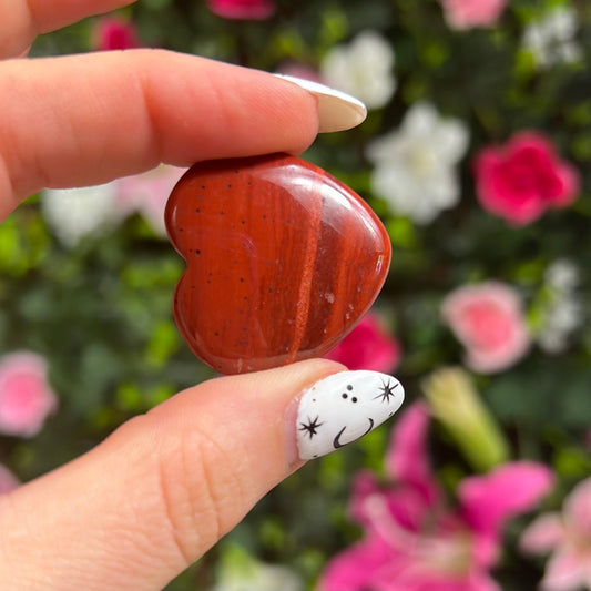 Red Jasper Heart