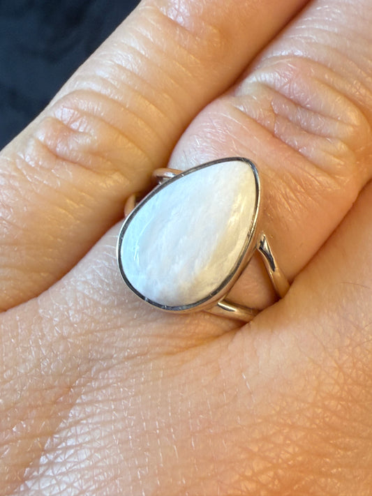 Scolecite 925 Ring - Size M