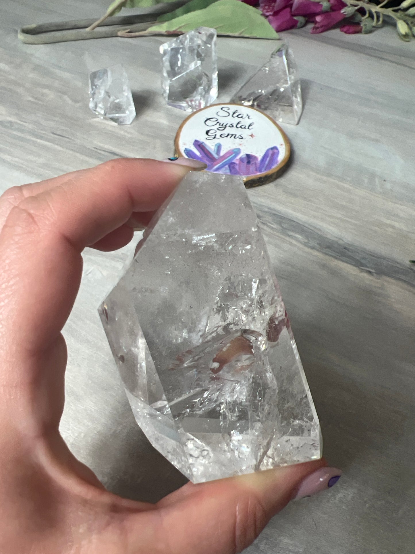 High grade Clear Quartz Freeform