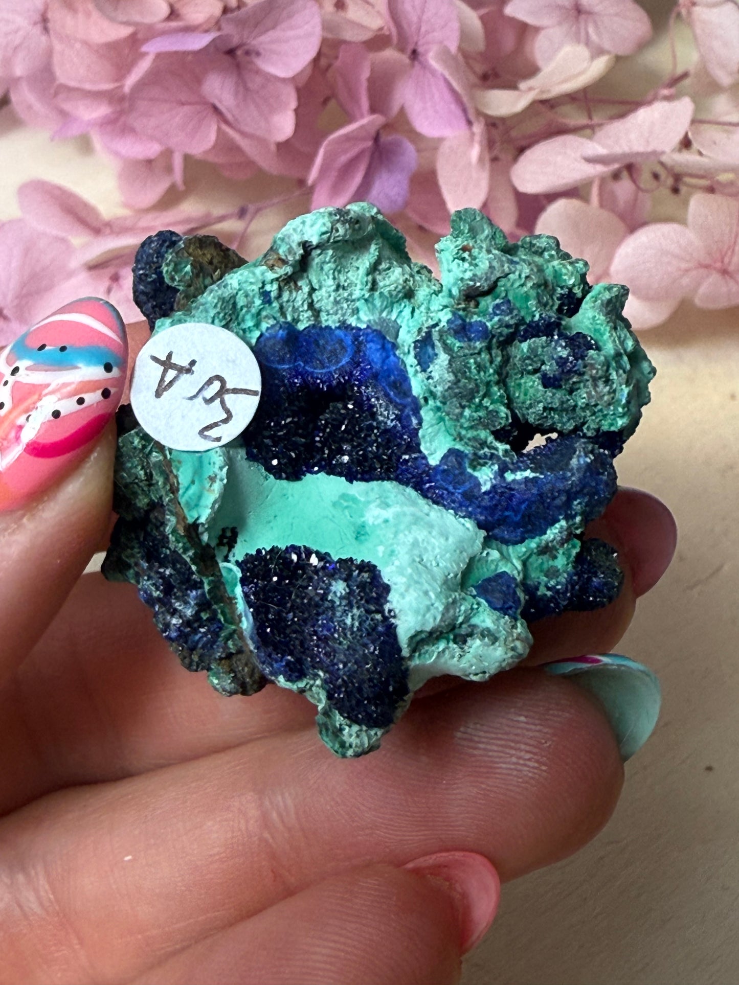 Azurite Specimen Chunk with Malachite