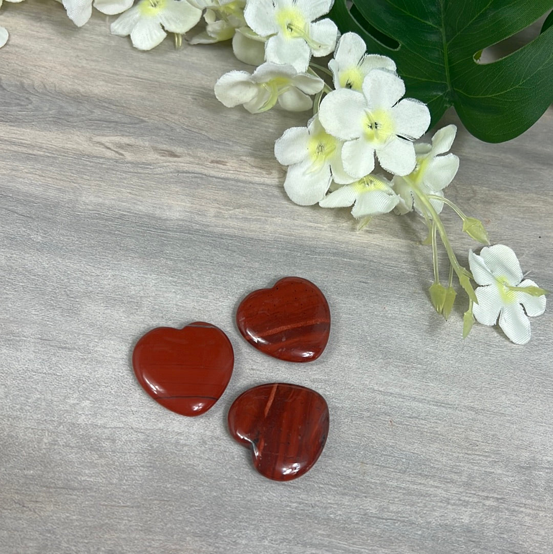 Red Jasper Heart