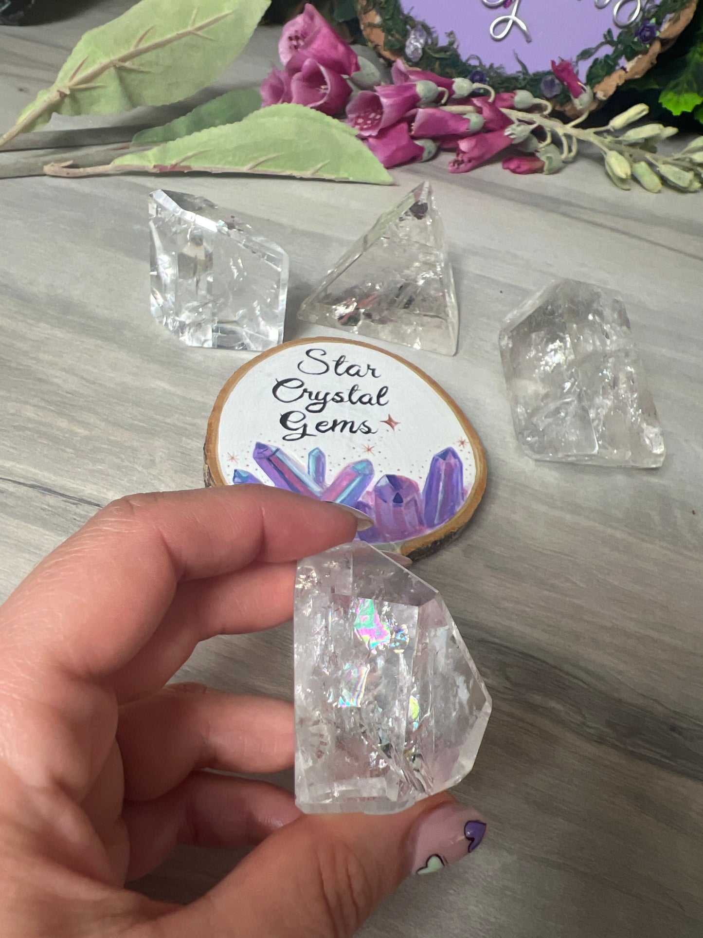 High grade Clear Quartz Freeform