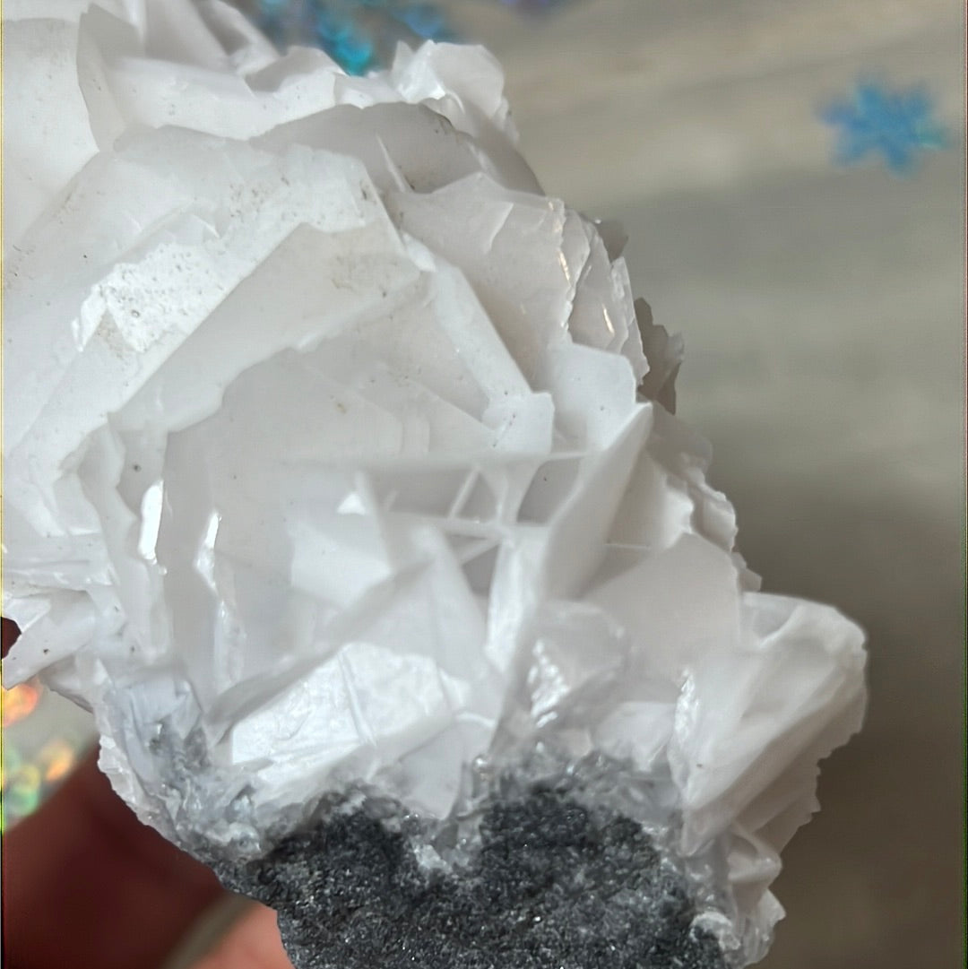 Rose Petal Calcite Specimen