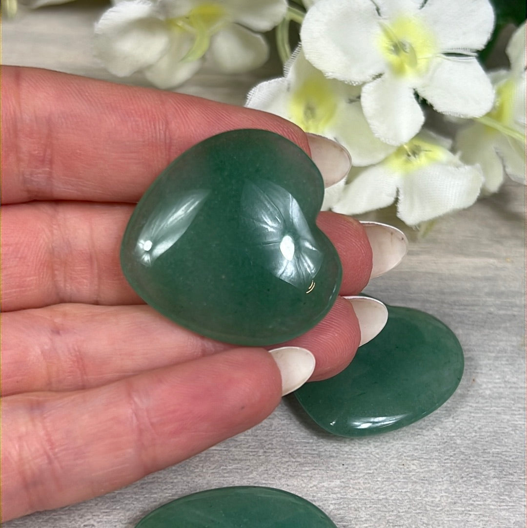 Green Aventurine Heart