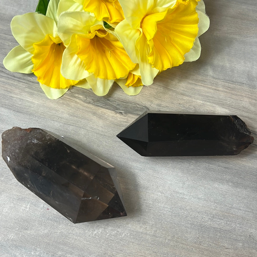 Smoky Quartz Point Wand