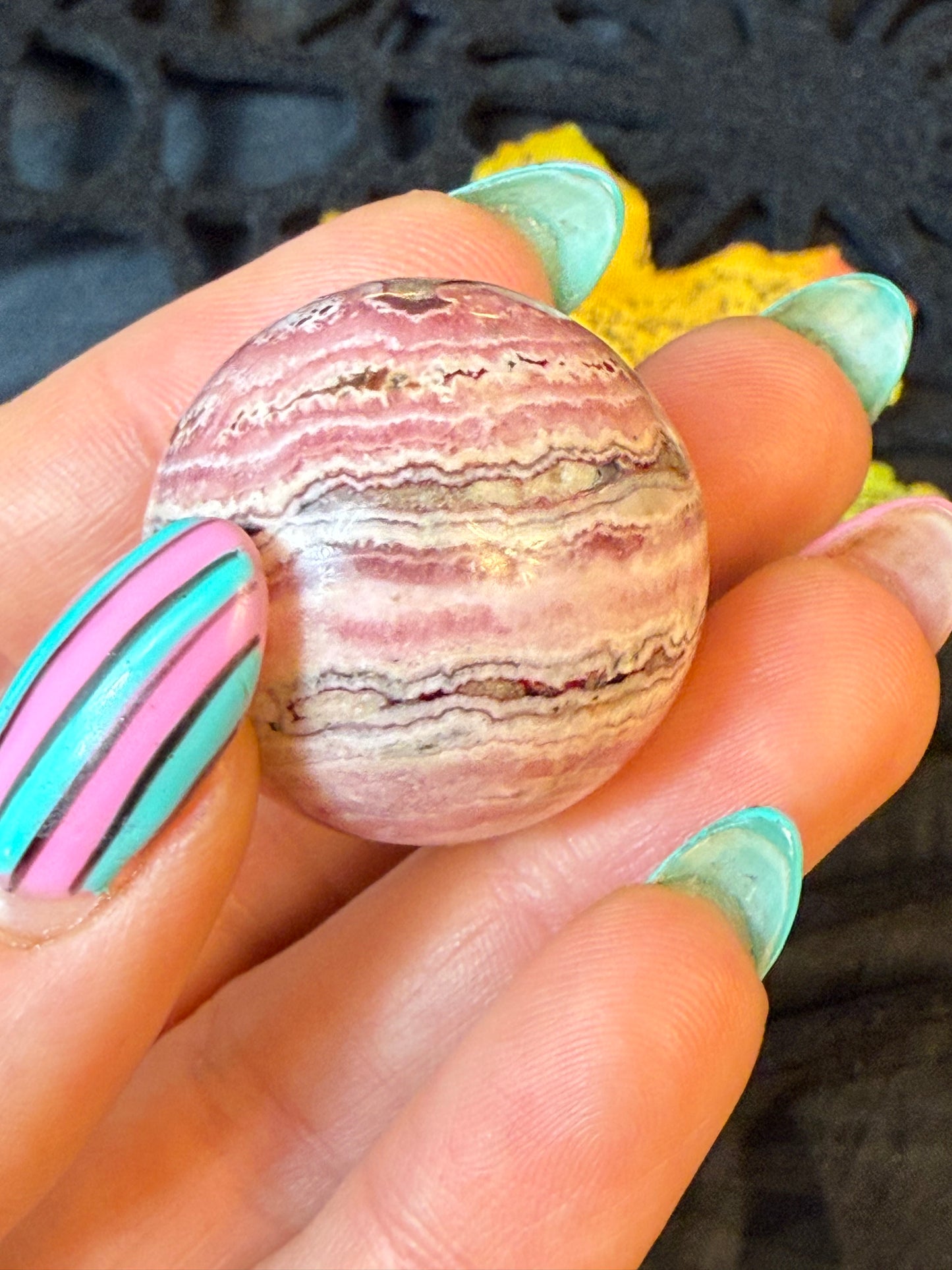 Rhodochrosite Sphere