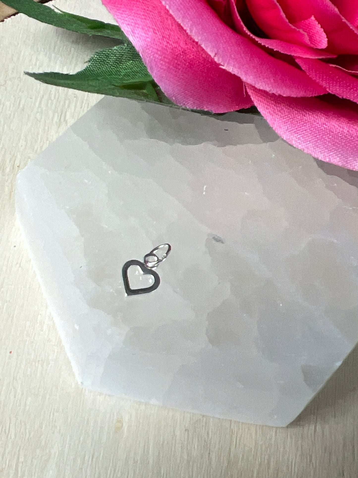 Small heart 925 Sterling Silver Pendant Charm