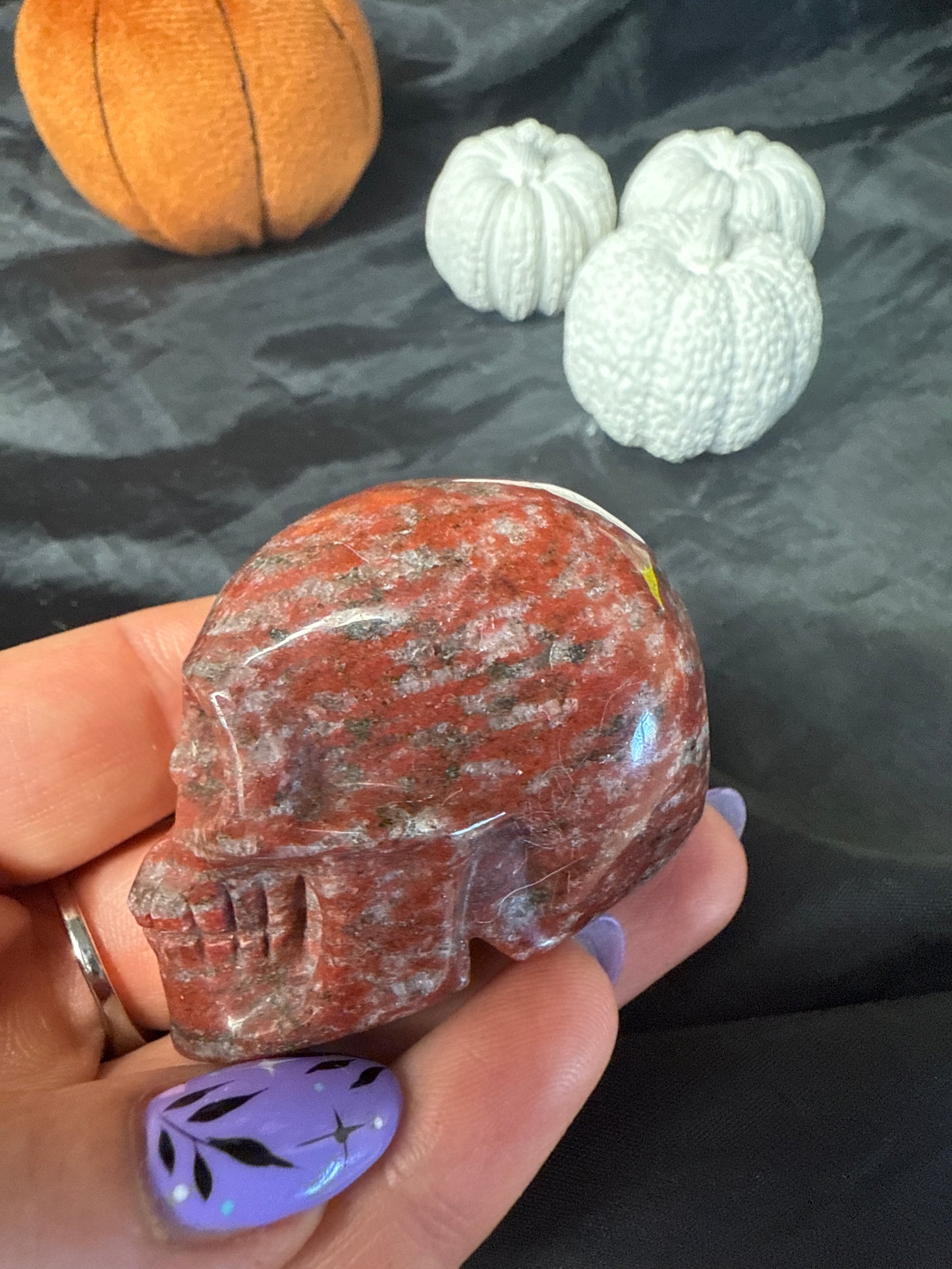 Red Lavakite Skull