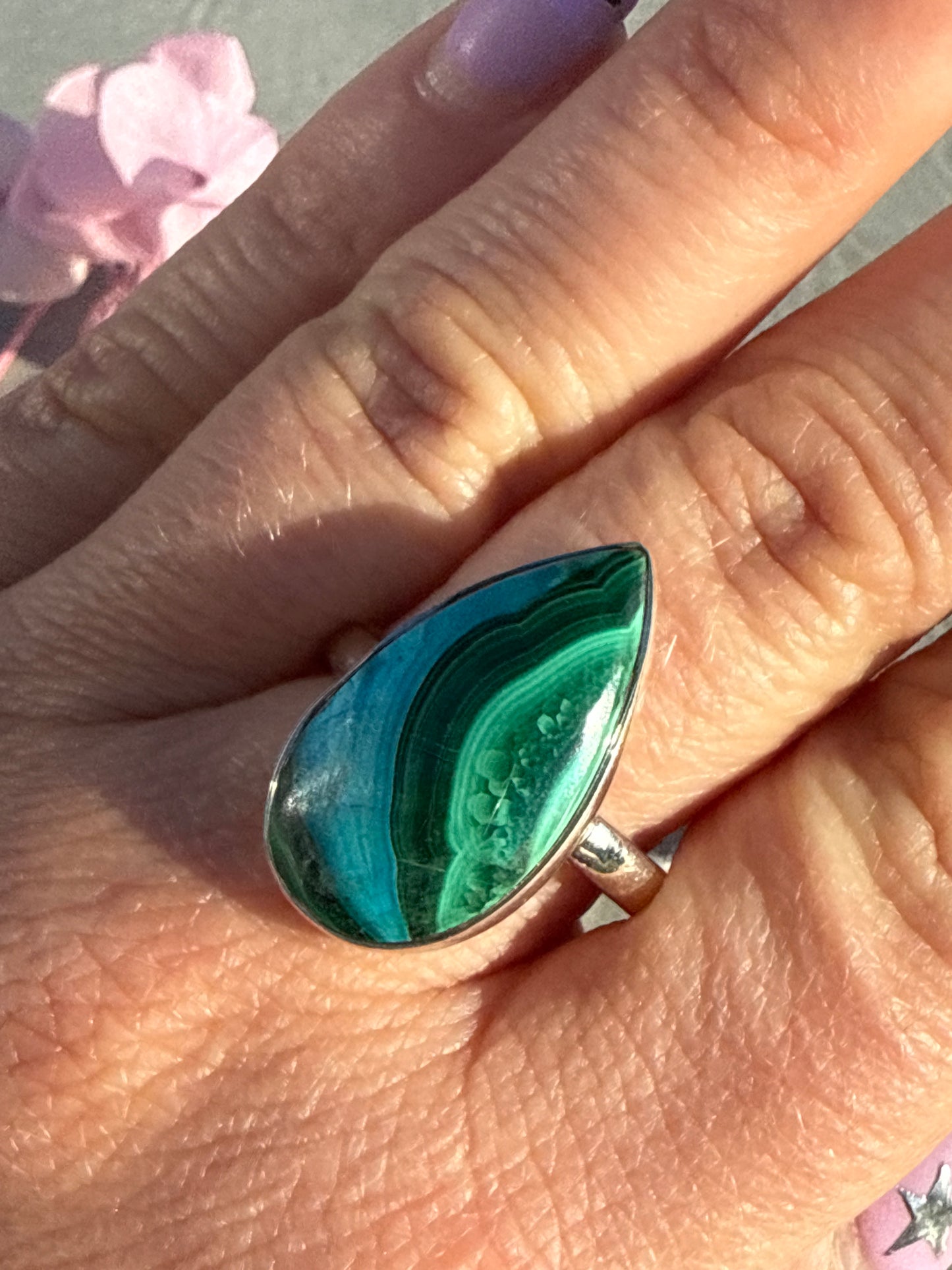 Malacholla 925 Silver Ring - Size W