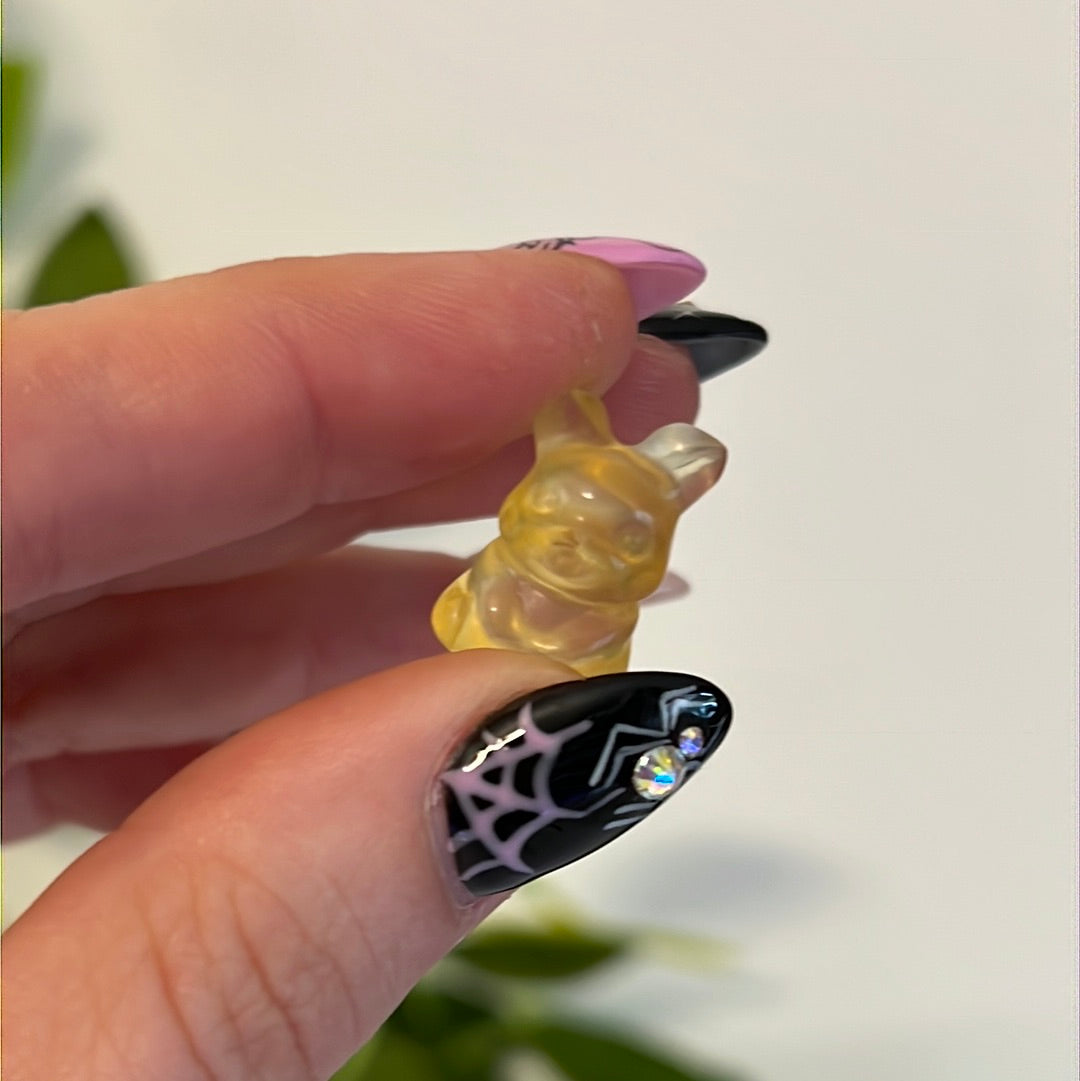 Mini Yellow Fluorite Pokémon Pikachu
