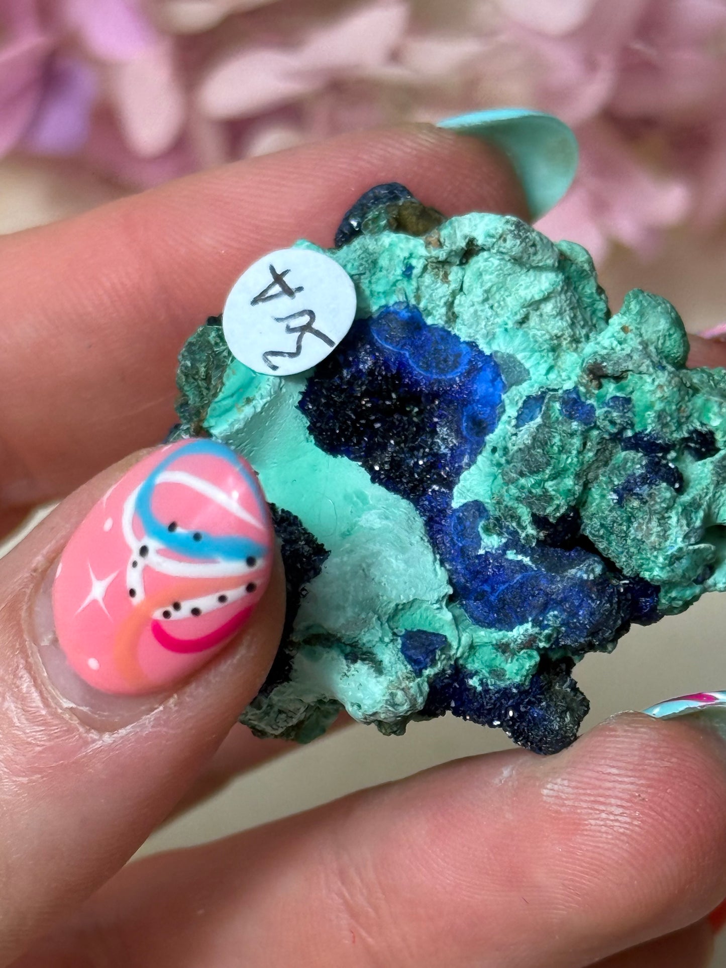 Azurite Specimen Chunk with Malachite