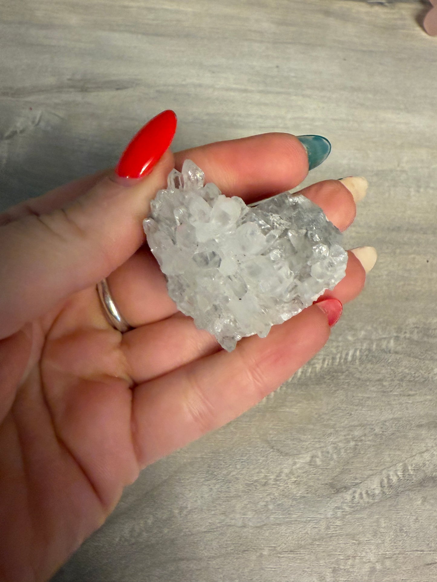Quartz Cluster Heart