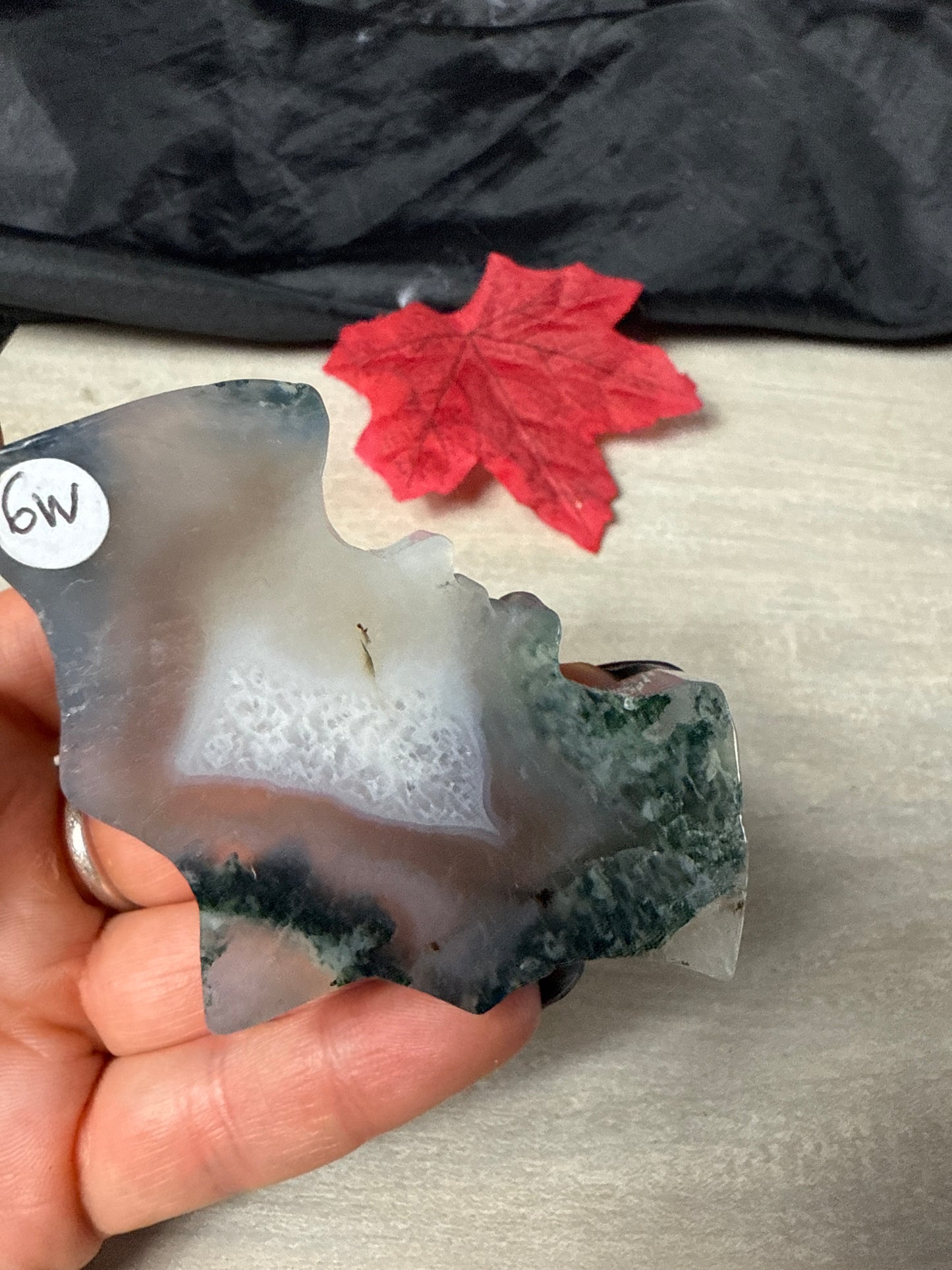 Moss agate bat