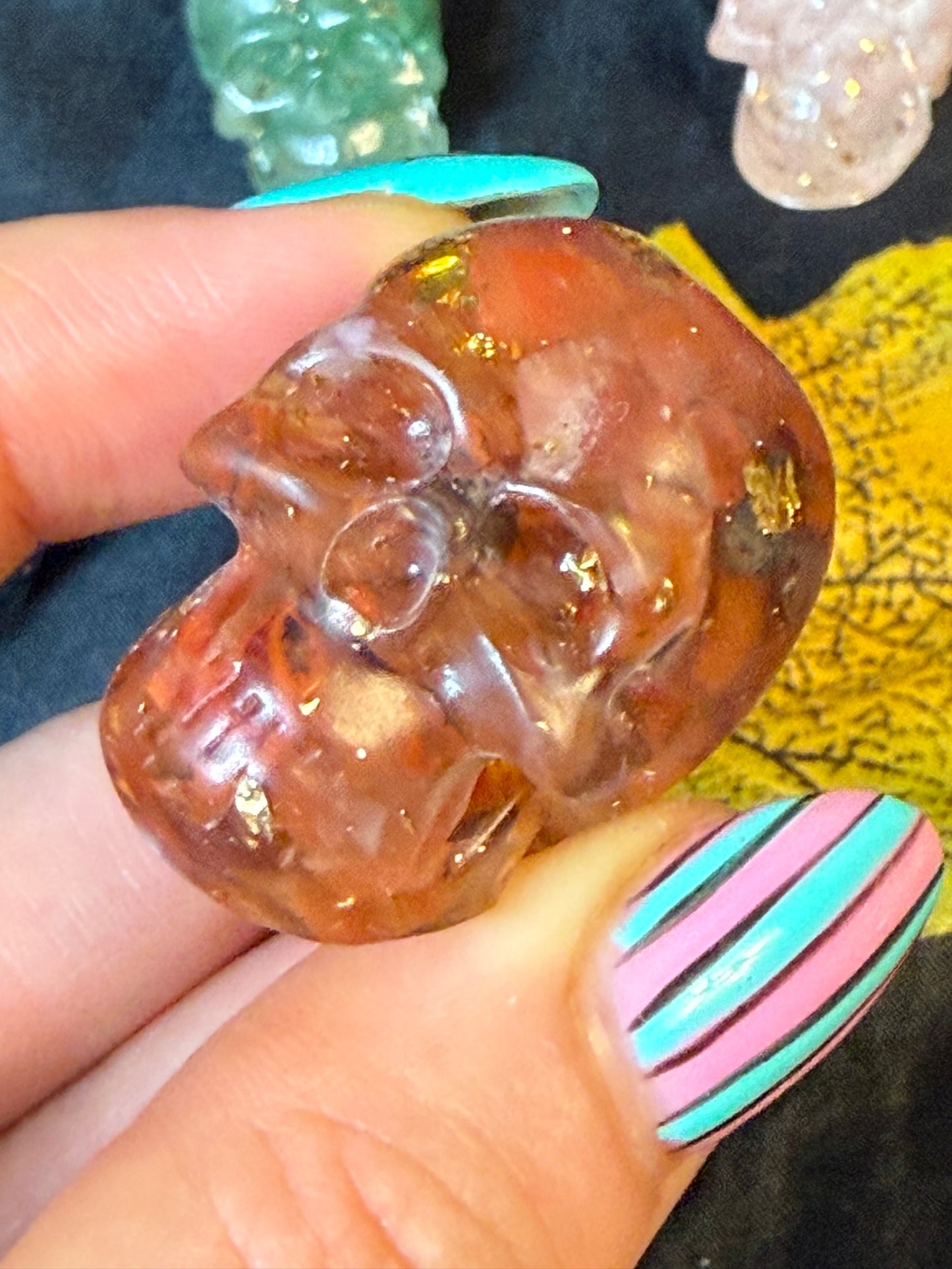 Resin Chip Skull