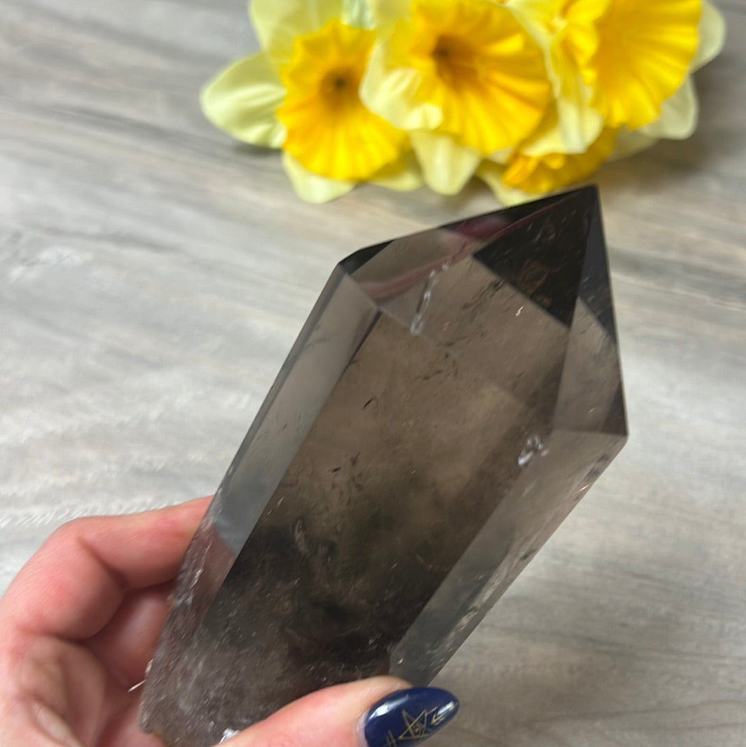 Smoky Quartz Point Wand
