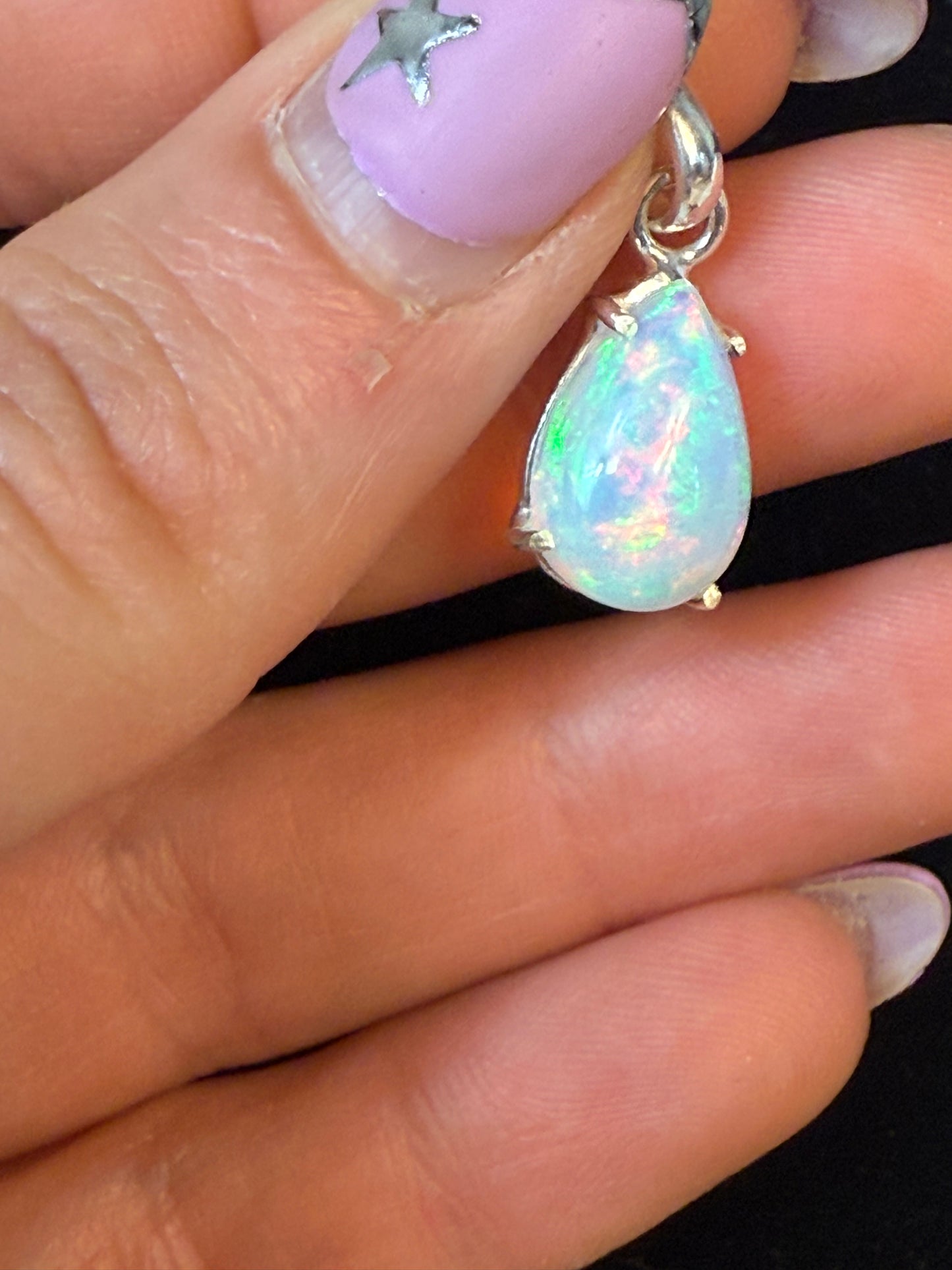 Ethiopian Opal 925 Sterling Pendant