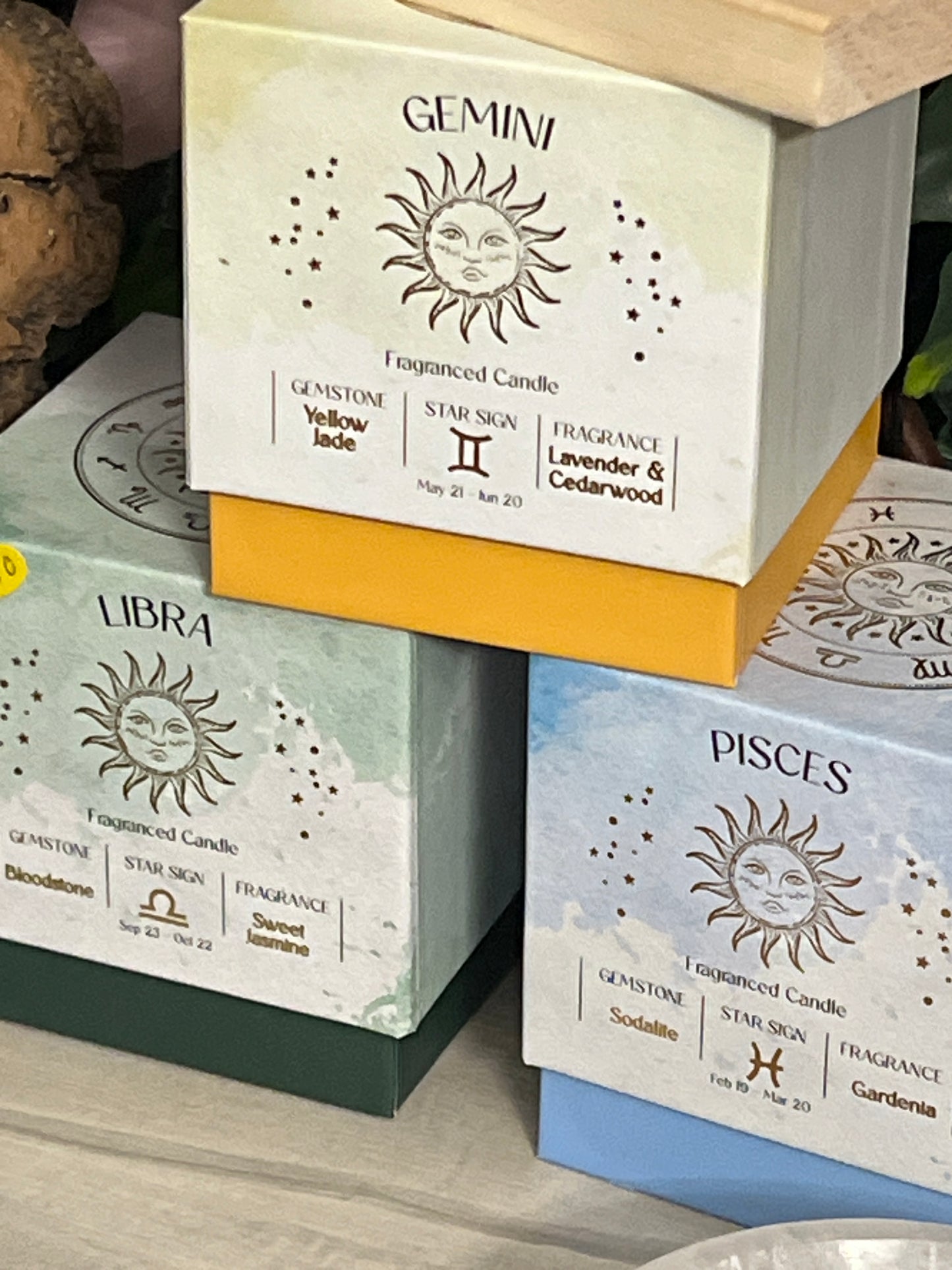 Zodiac Starsign Gift Box Candle