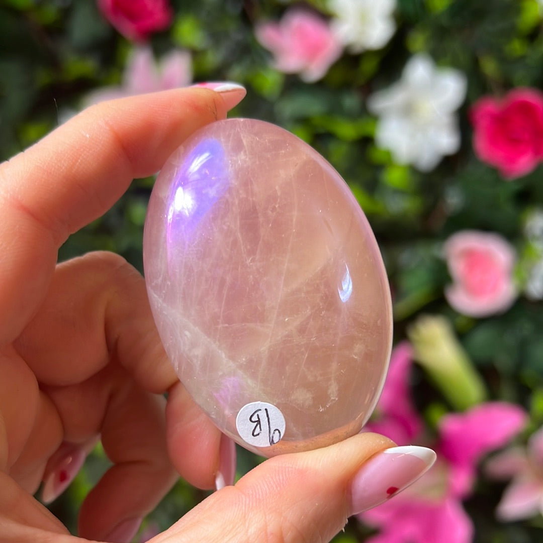 Aura Rose Quartz Palm