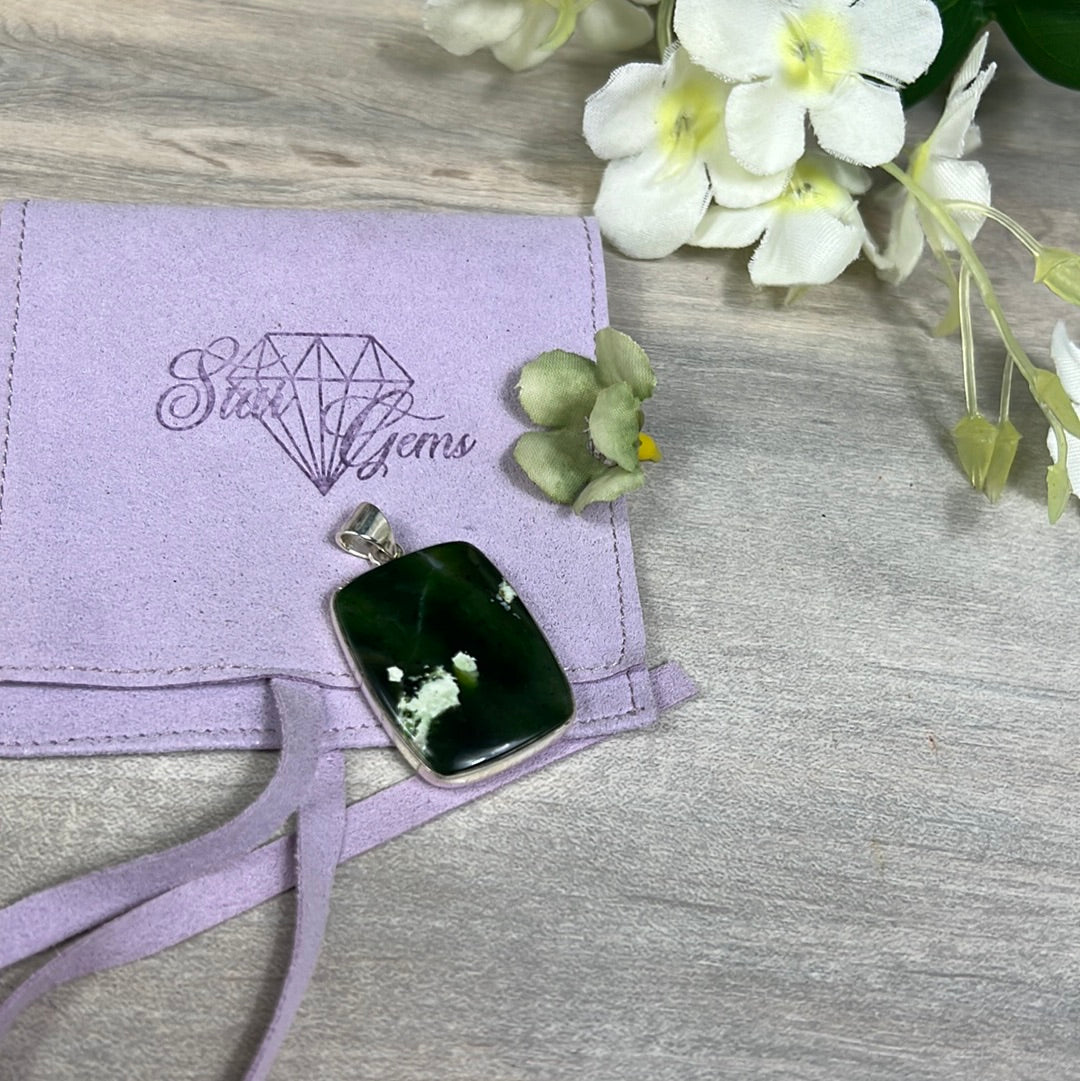 Copper Chalcedony 925 Sterling Silver Pendant