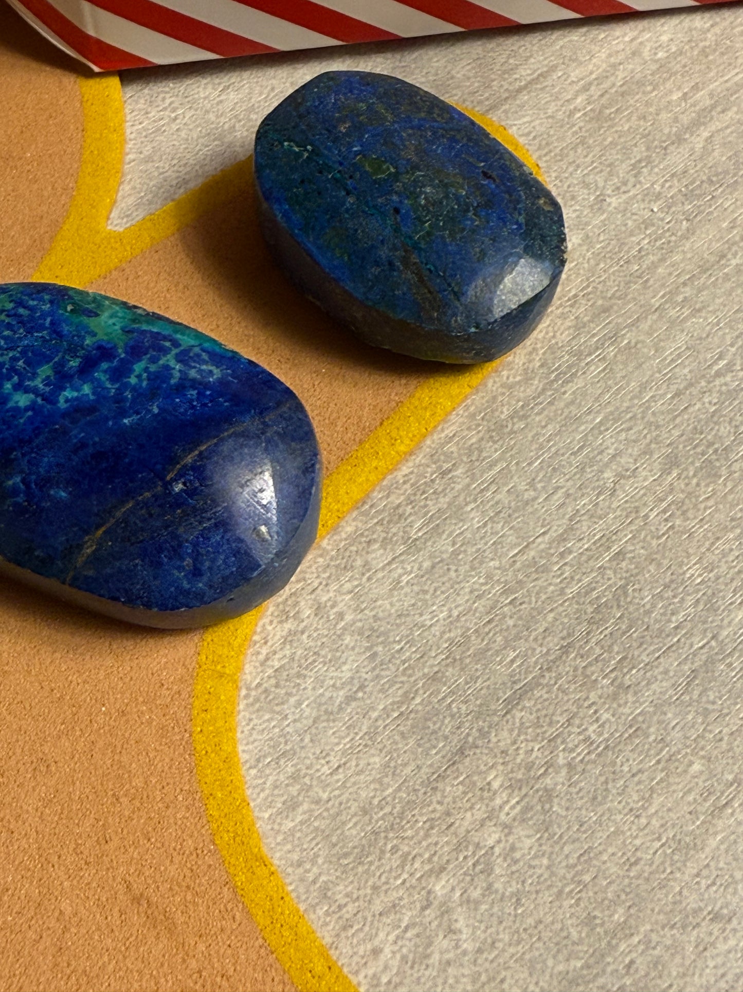 Azurite Palm Stone