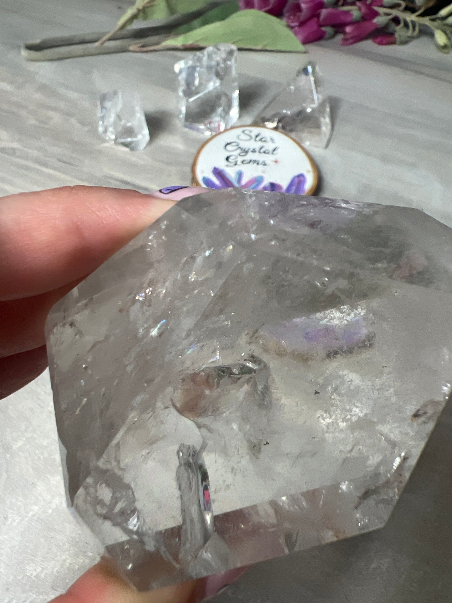 High grade Clear Quartz Freeform