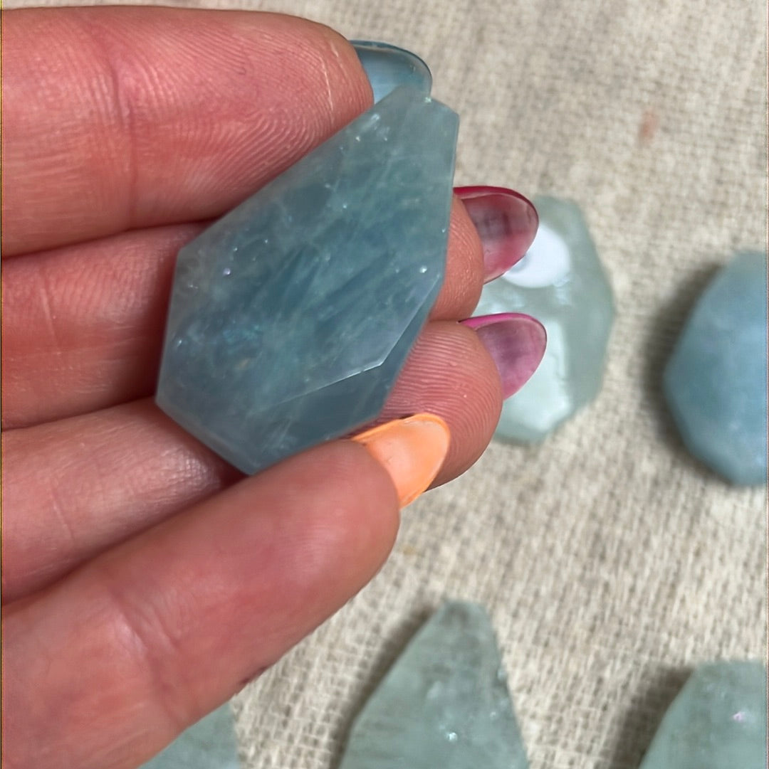 Aquamarine Mini Freeform - AA Grade