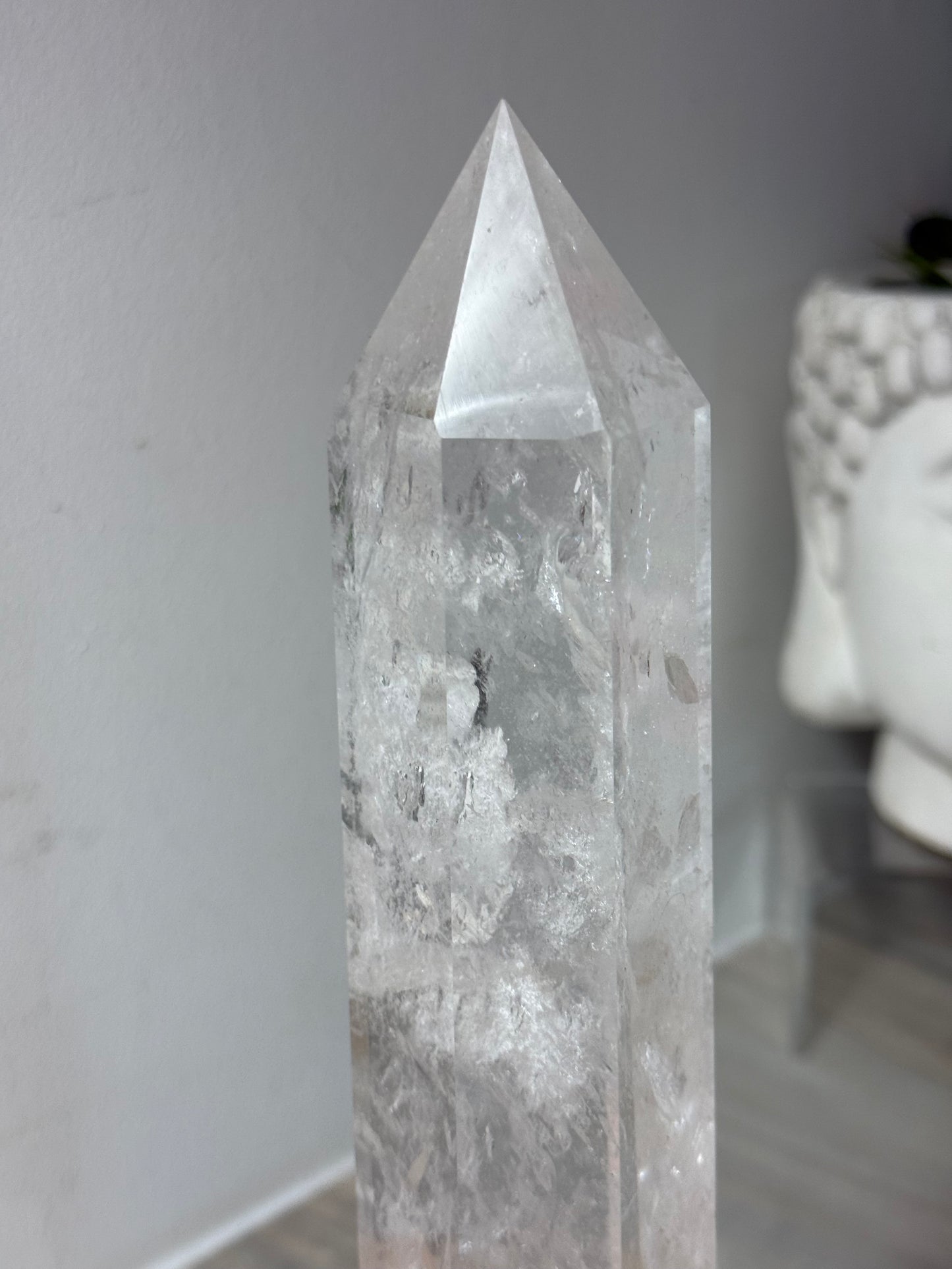 Large Clear Quartz Tower Point