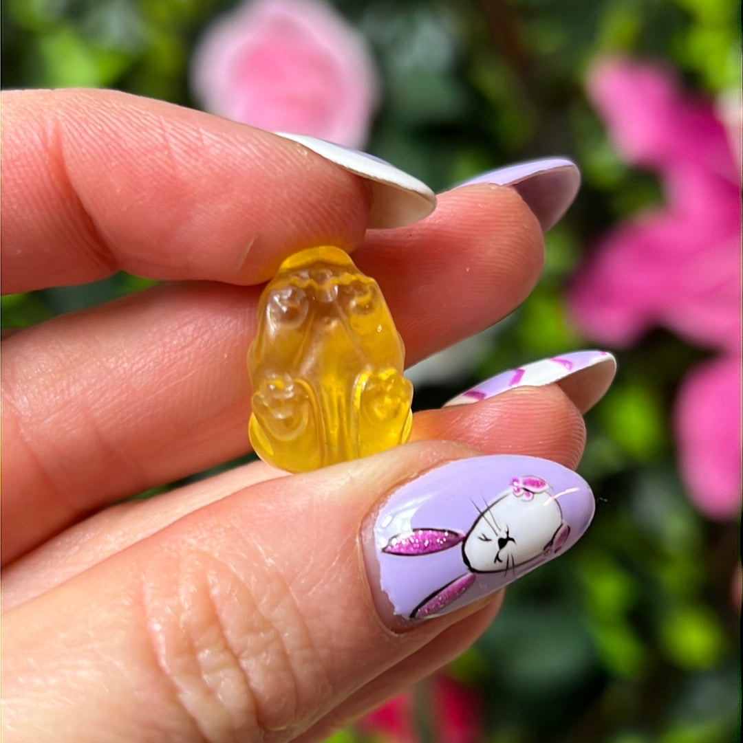 Yellow Fluorite Rabbit Bunny
