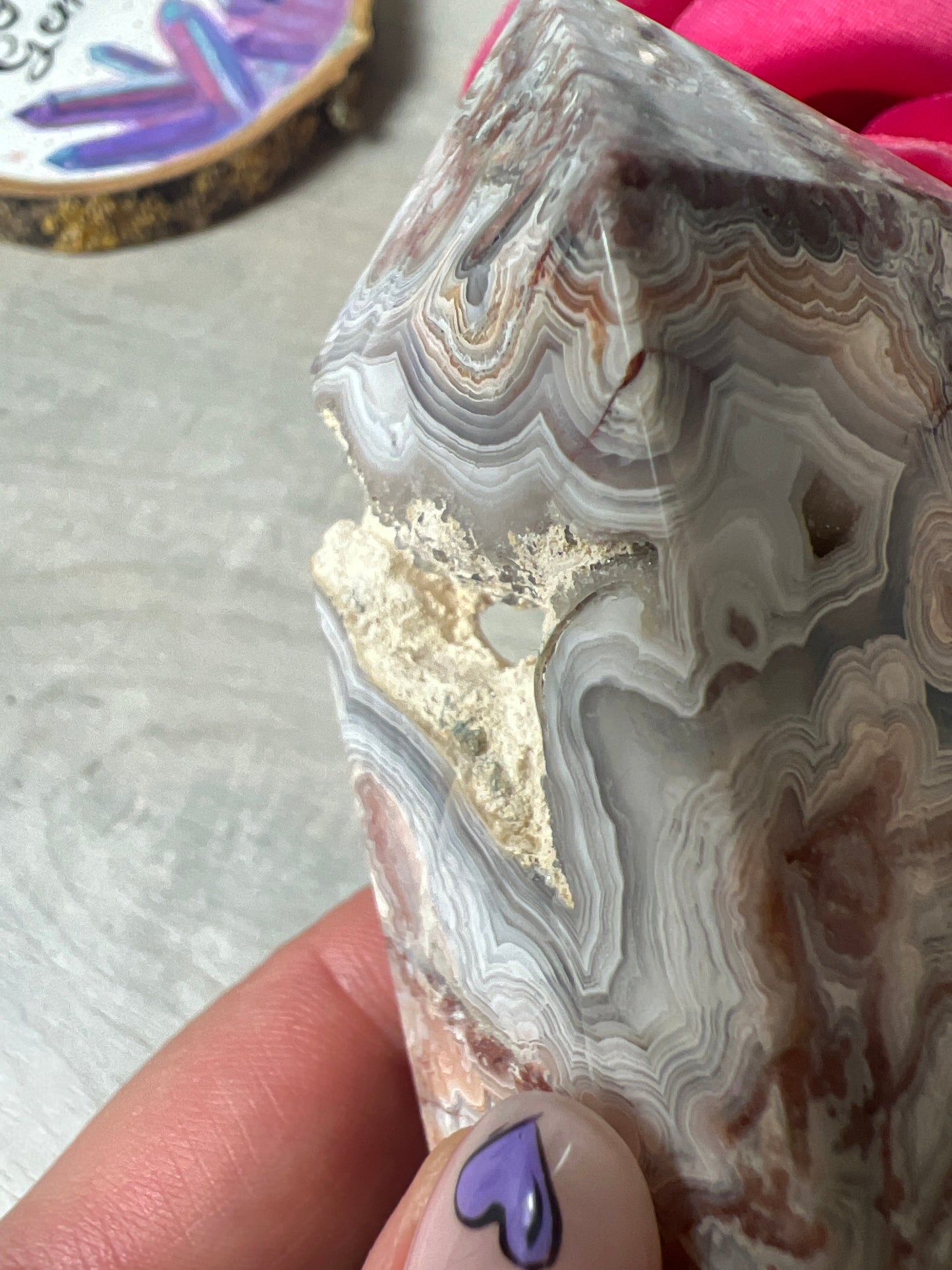Mexican Agate tower point