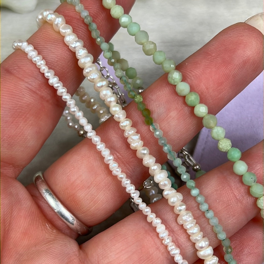 2mm Delicate - 925 Sterling Silver Facet Bracelets - Adjustable