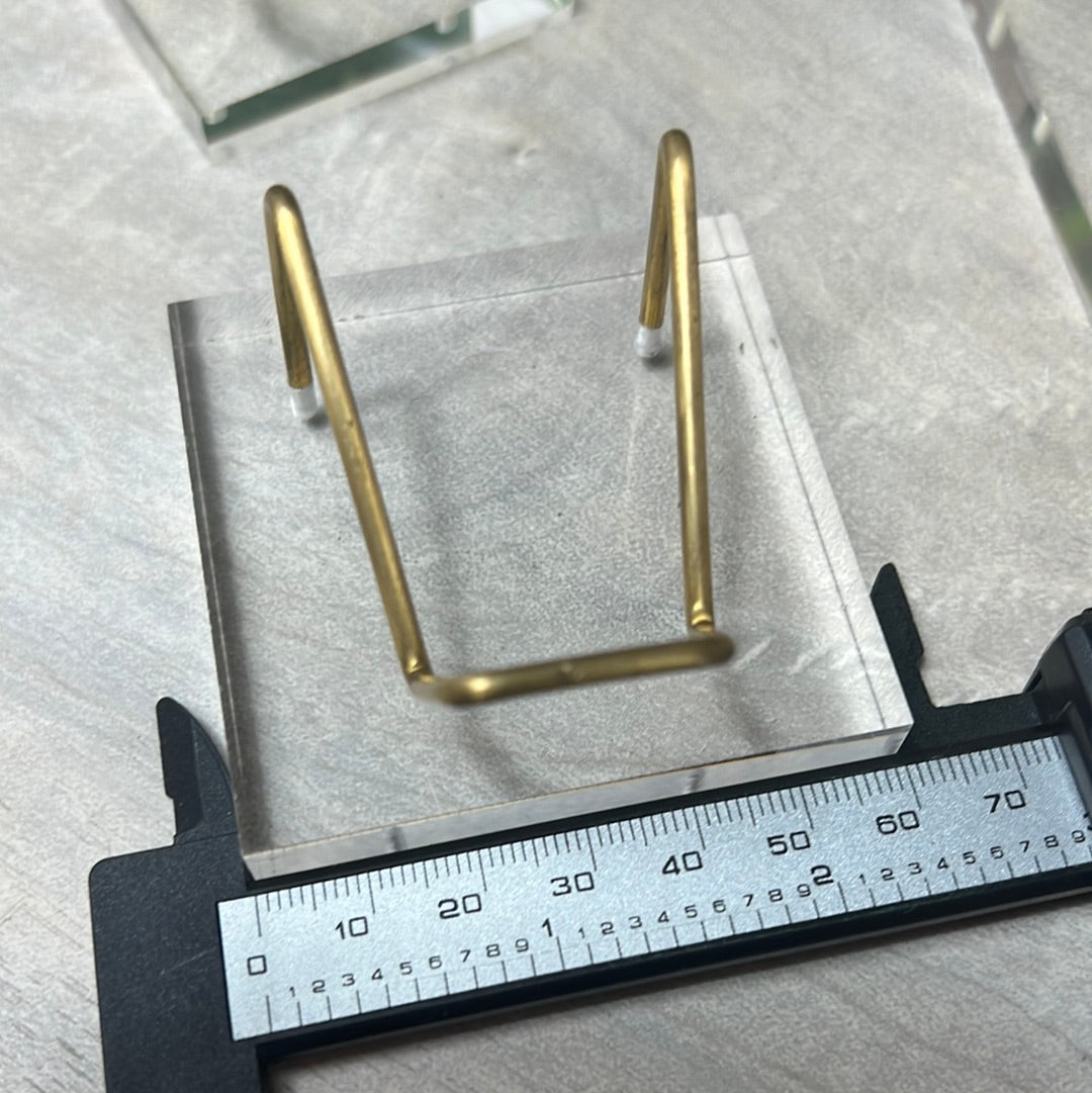 Plastic Perspex Arm Gold Display Stand