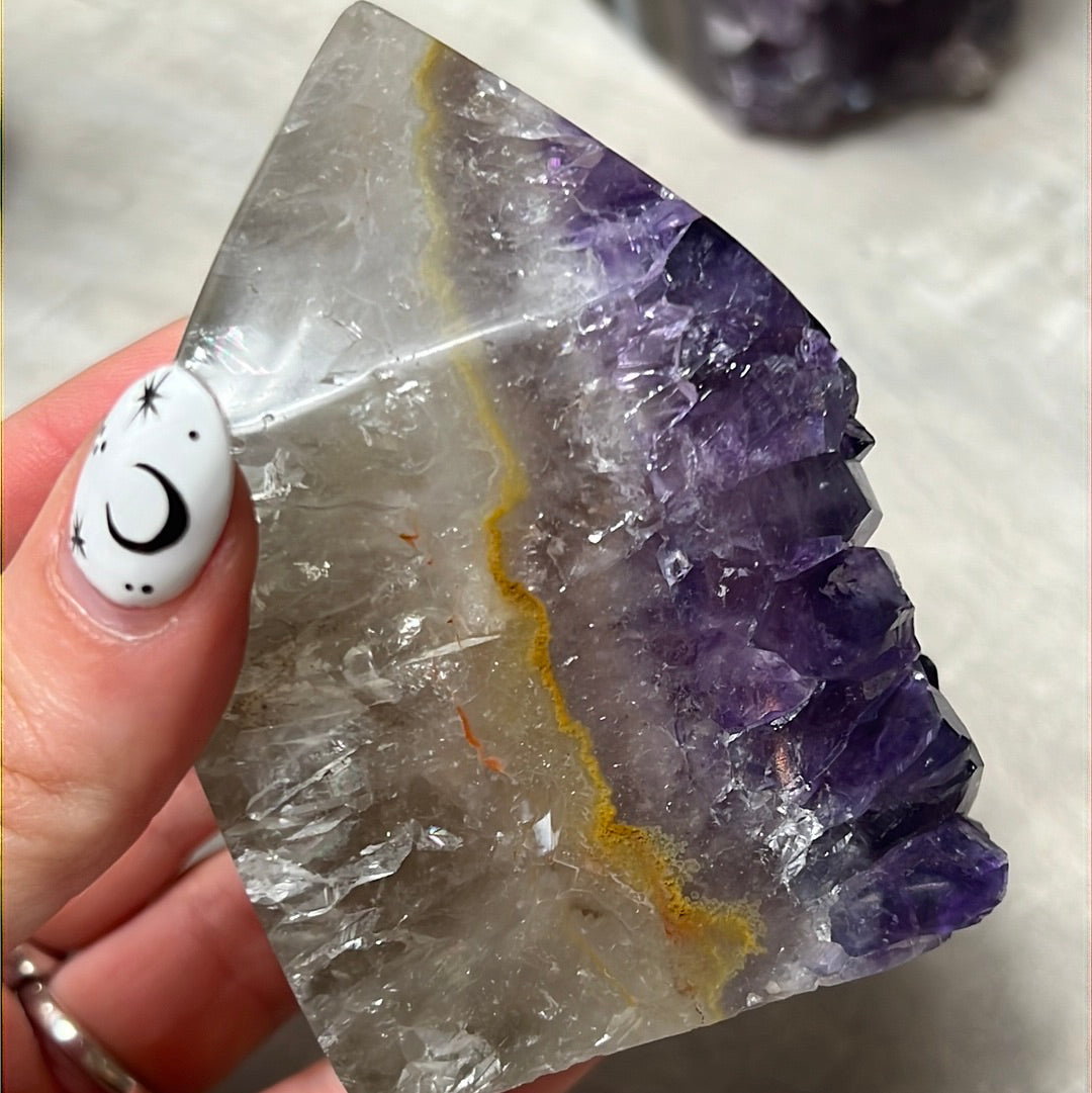 A Amethyst Agate Tower Points