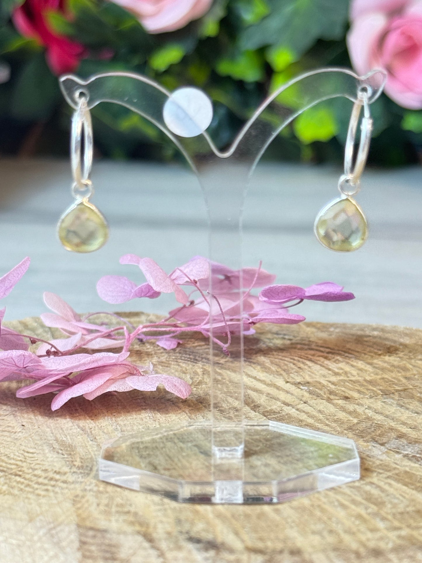 Lemon Topaz 925 Sterling Silver Earrings