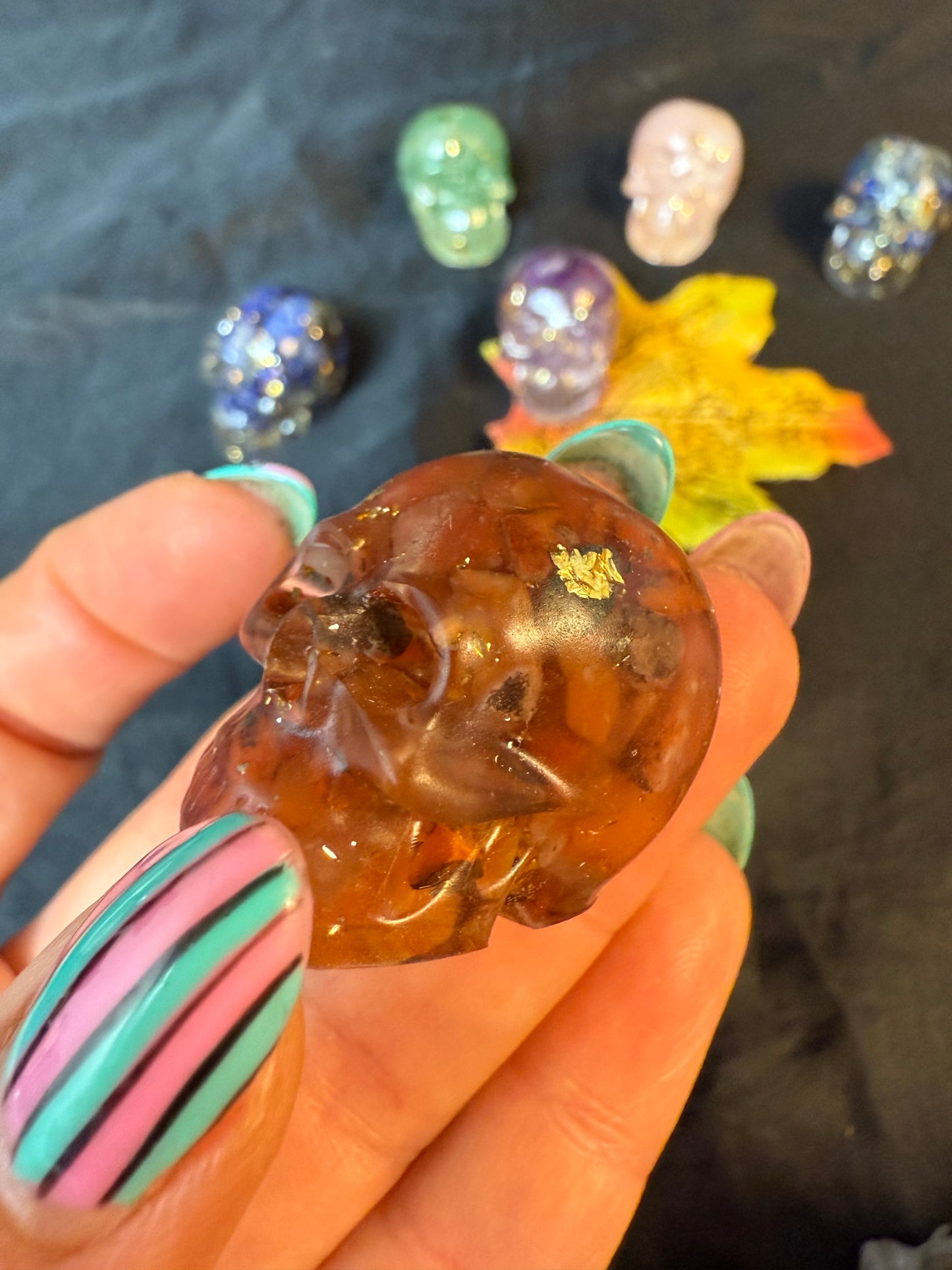 Resin Chip Skull