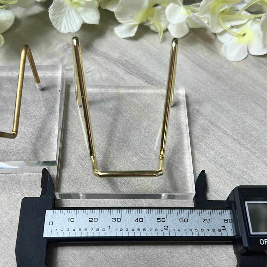 Plastic Perspex Arm Gold Display Stand