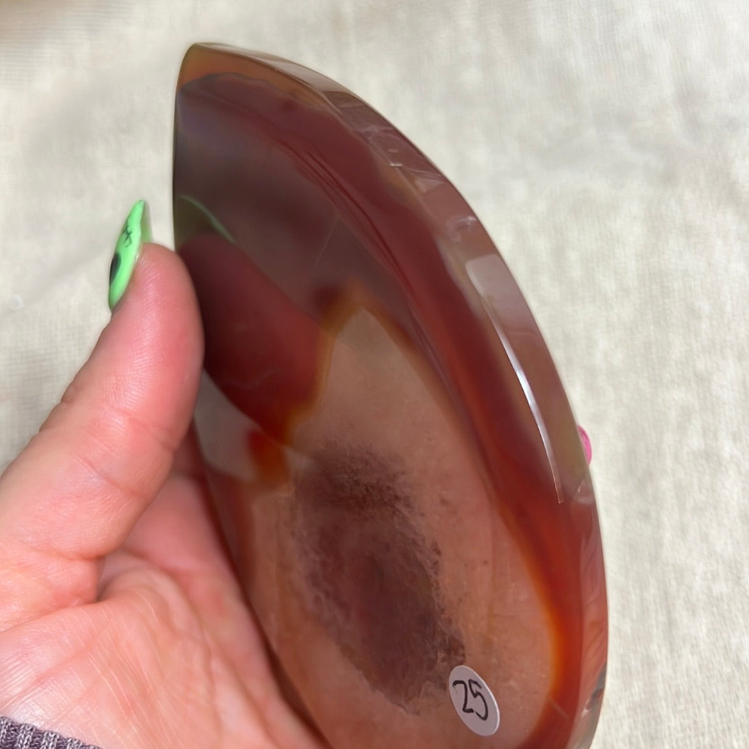 Carnelian Freeform Flame