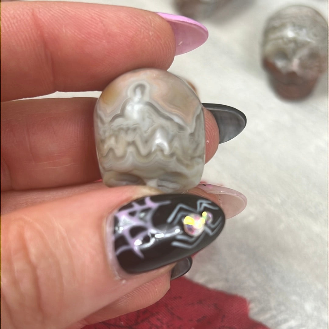 Mini Skull - Mexican Agate