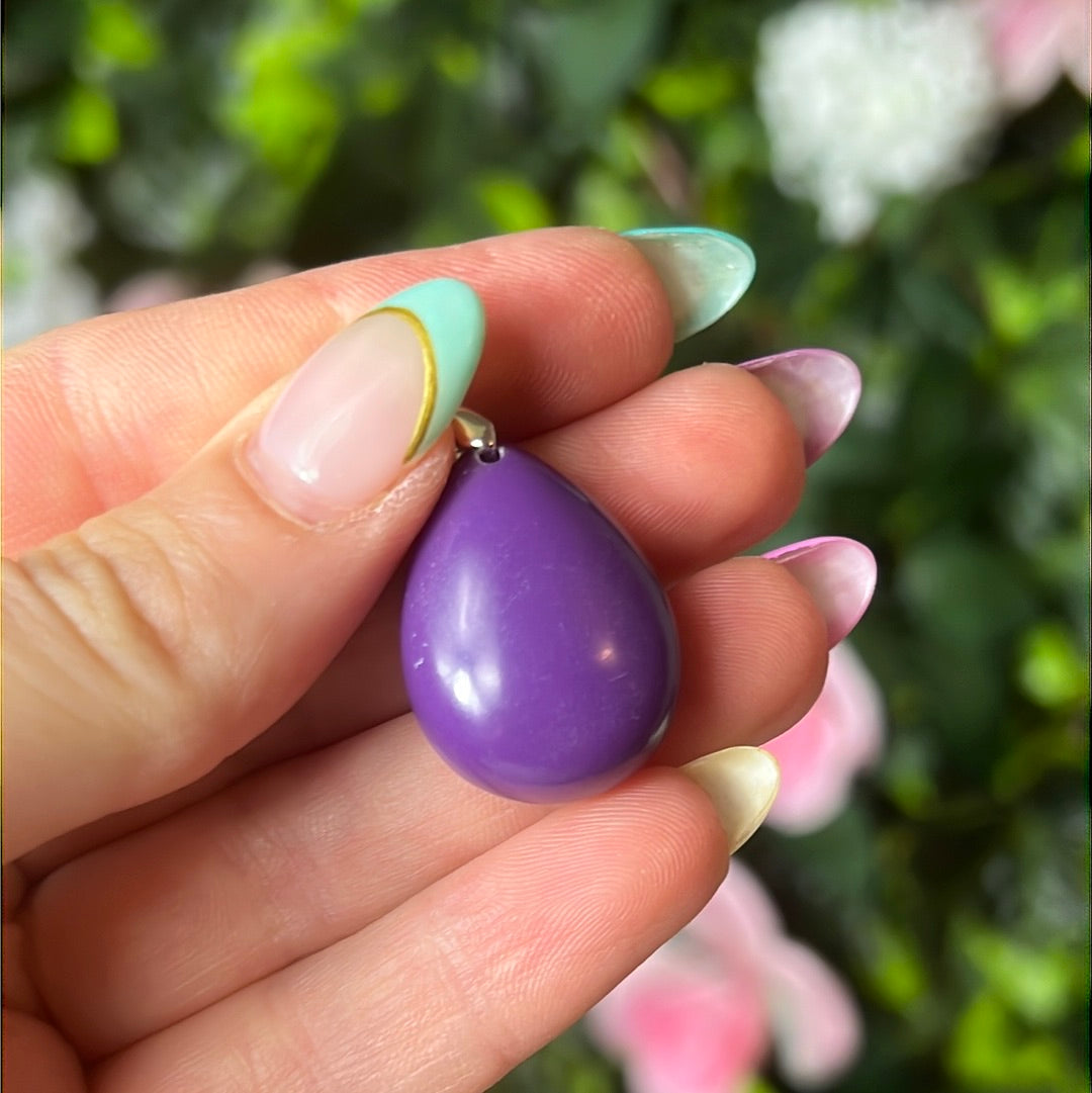 Lepidolite 925 Sterling Pendant