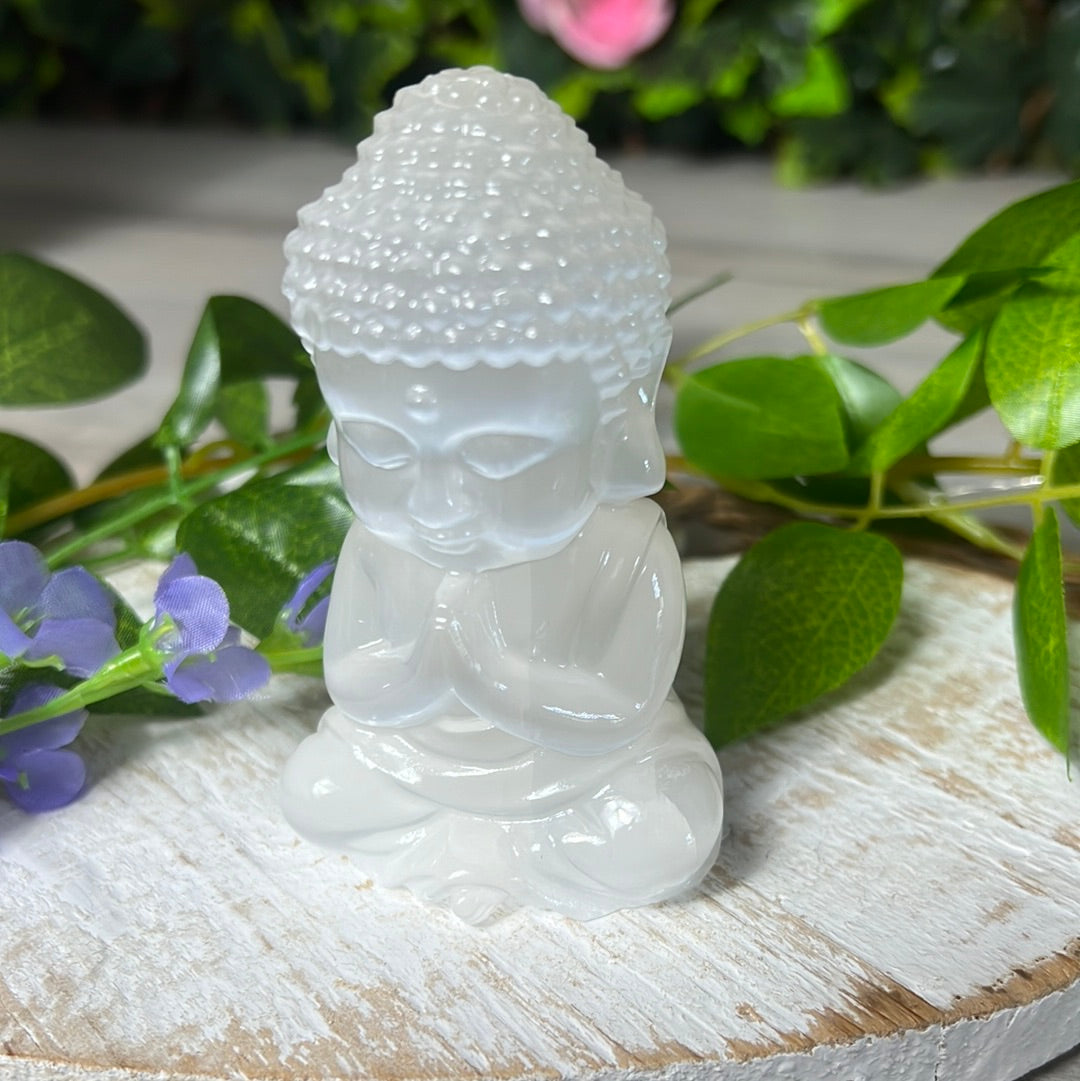 Selenite Buddha