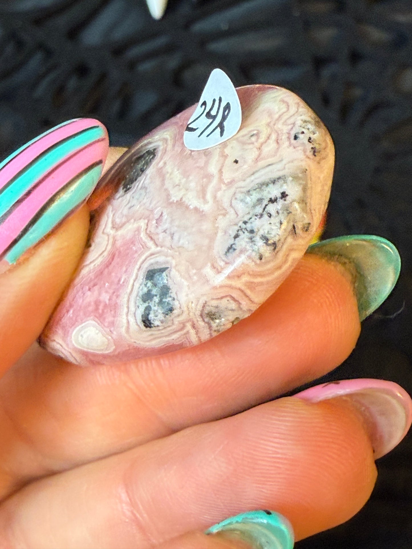 Rhodochrosite Palm